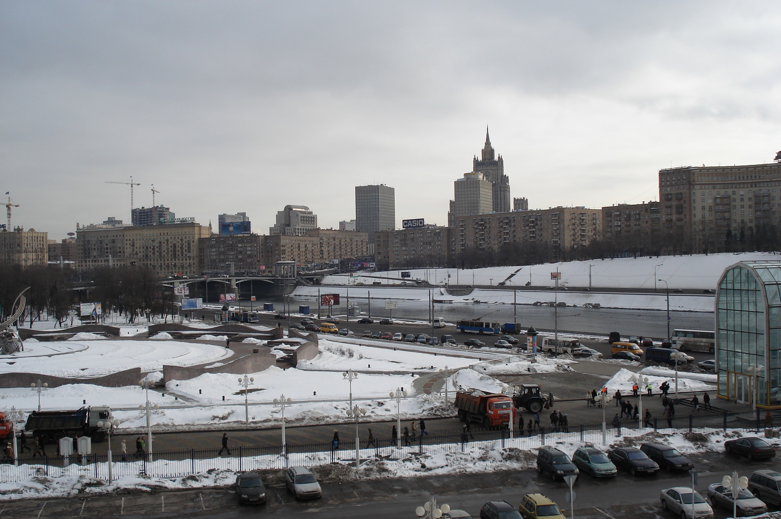 รูปถ่าย รัสเซีย(Russia) มอสโก(Moscow) โรงแรมแรดิสัน สลาวยันสกายา(Radisson Slavyanskaya Hotel) 2006-03 22