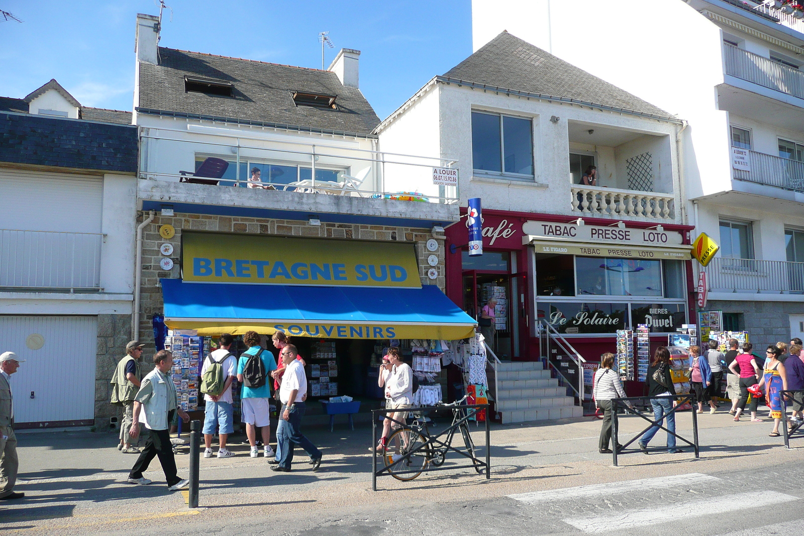 รูปถ่าย ฝรั่งเศส(France) คาบสมุทรกีเบอรง(Quiberon peninsula) กีเบอรง(Quiberon) 2008-07 24
