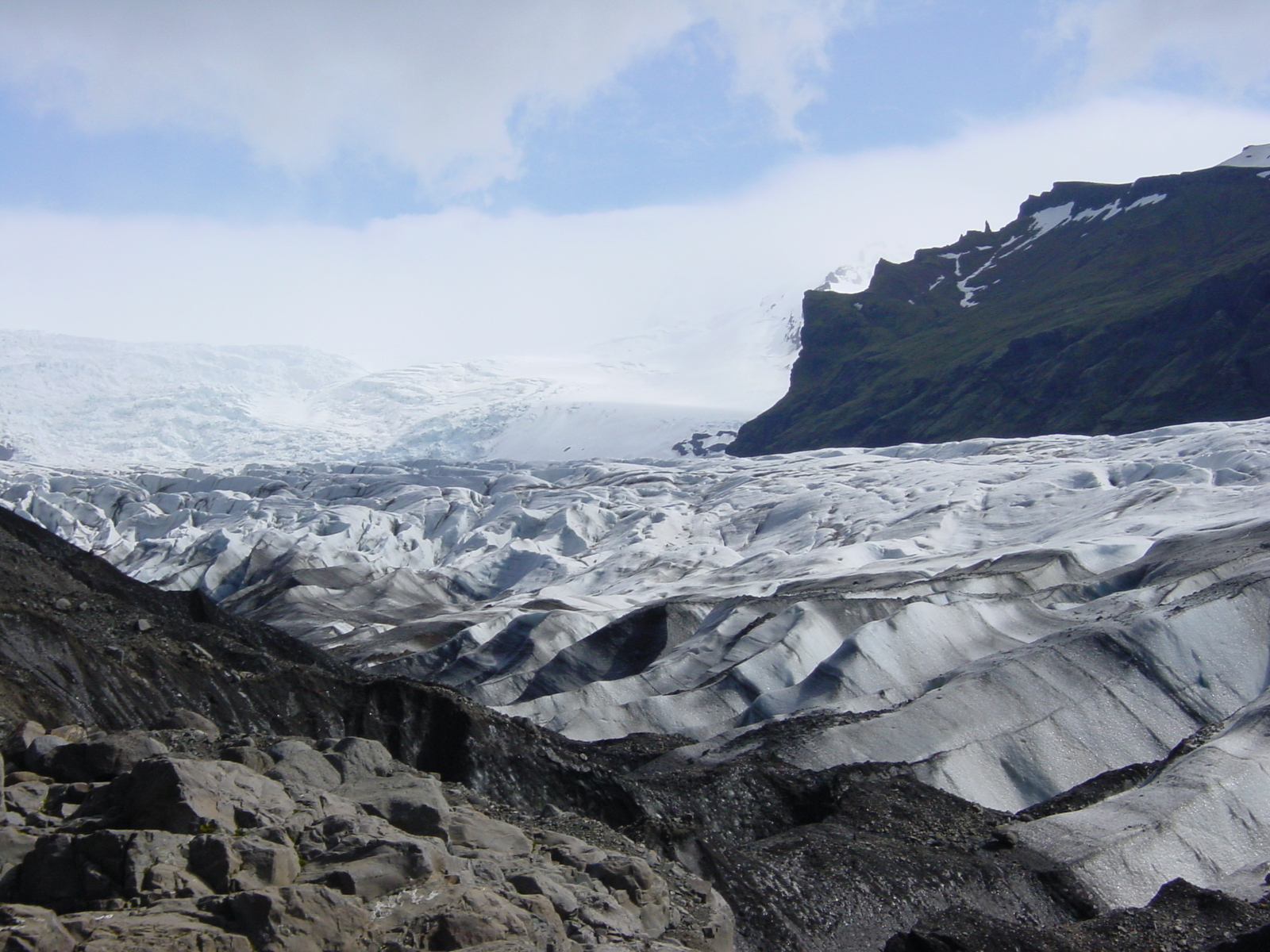 รูปถ่าย ไอซ์แลนด์(Iceland) สกาตาเฟลส์โจกูล(Skaftafellsjokull) 2003-06 51