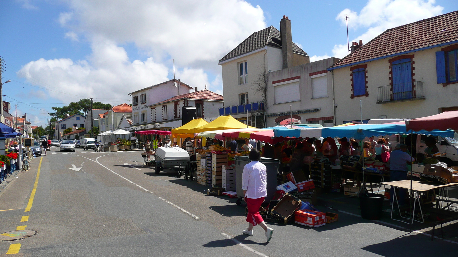 รูปถ่าย ฝรั่งเศส(France) เพรฟาย(Prefailles) ตลาดเปรฟาย(Market in Prefailles) 2007-07 20