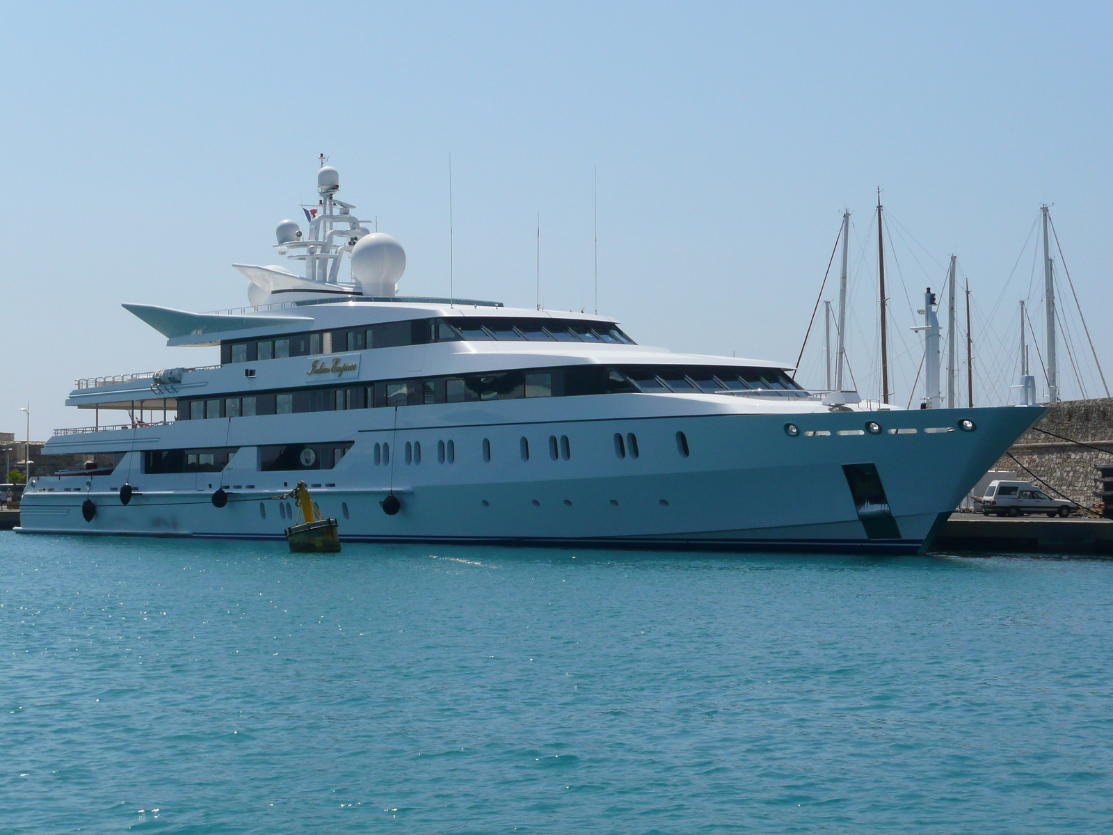 รูปถ่าย ฝรั่งเศส(France) อองทีป(Antibes) ท่าเรือโวบ็อง(Port Vauban) 2007-07 29