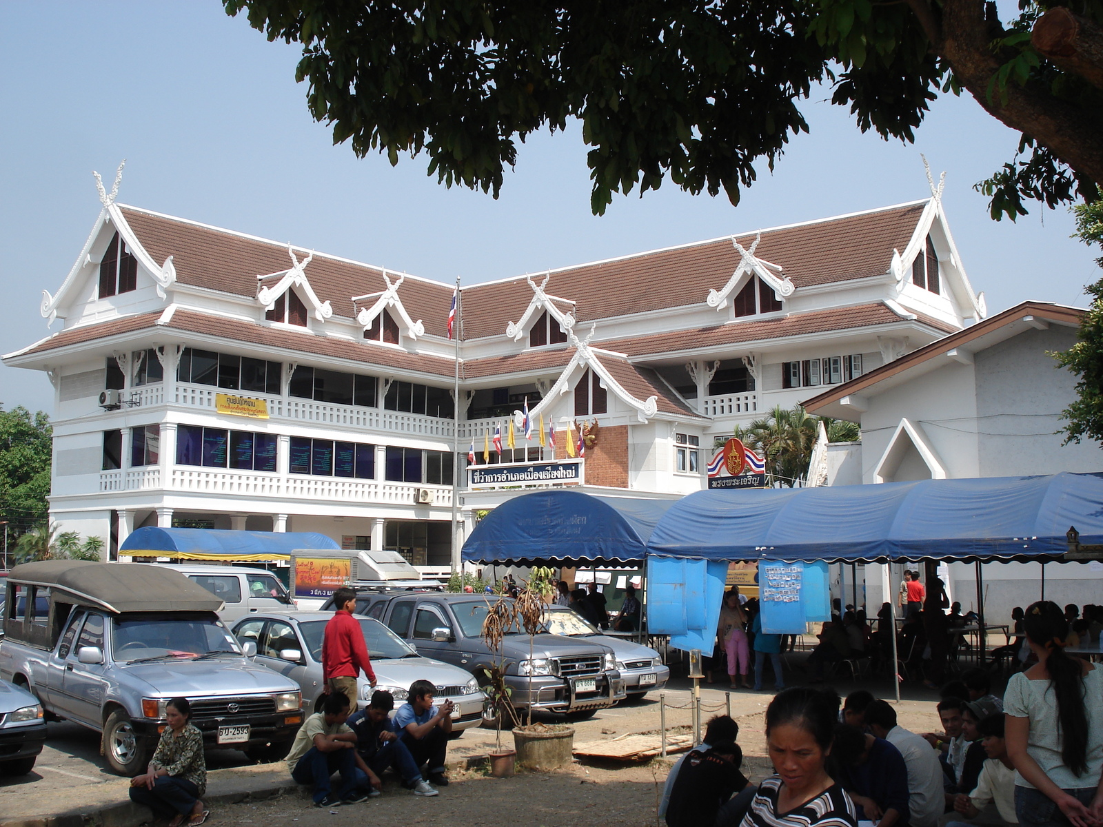 รูปถ่าย ไทย(Thailand) เชียงใหม่(Chiang Mai) ข้างในคุเมืองเชียงใหม่(Inside Canal) 2006-04 50