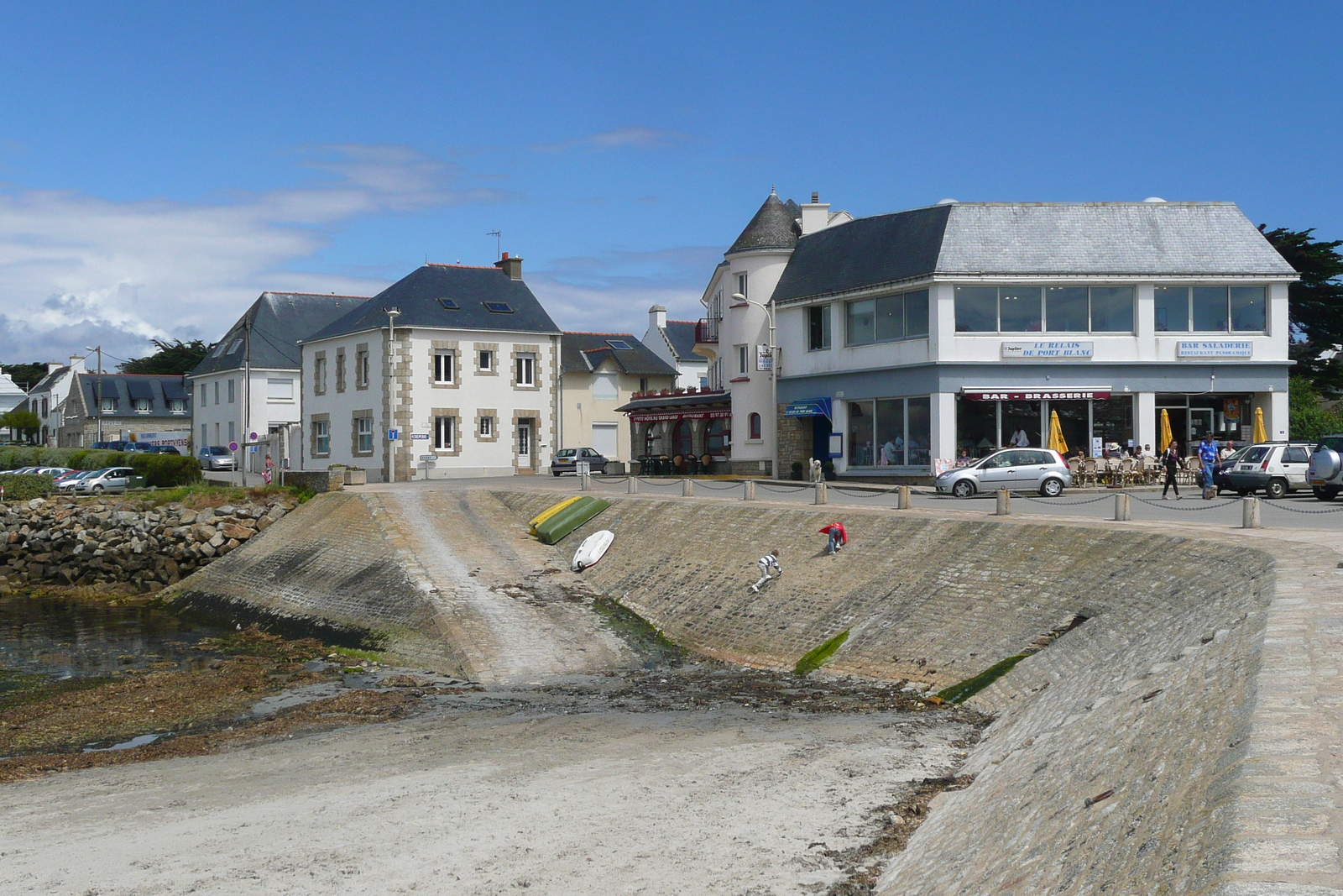 รูปถ่าย ฝรั่งเศส(France) คาบสมุทรกีเบอรง(Quiberon peninsula) ปอร์ตีวี(Portivy) 2008-07 17