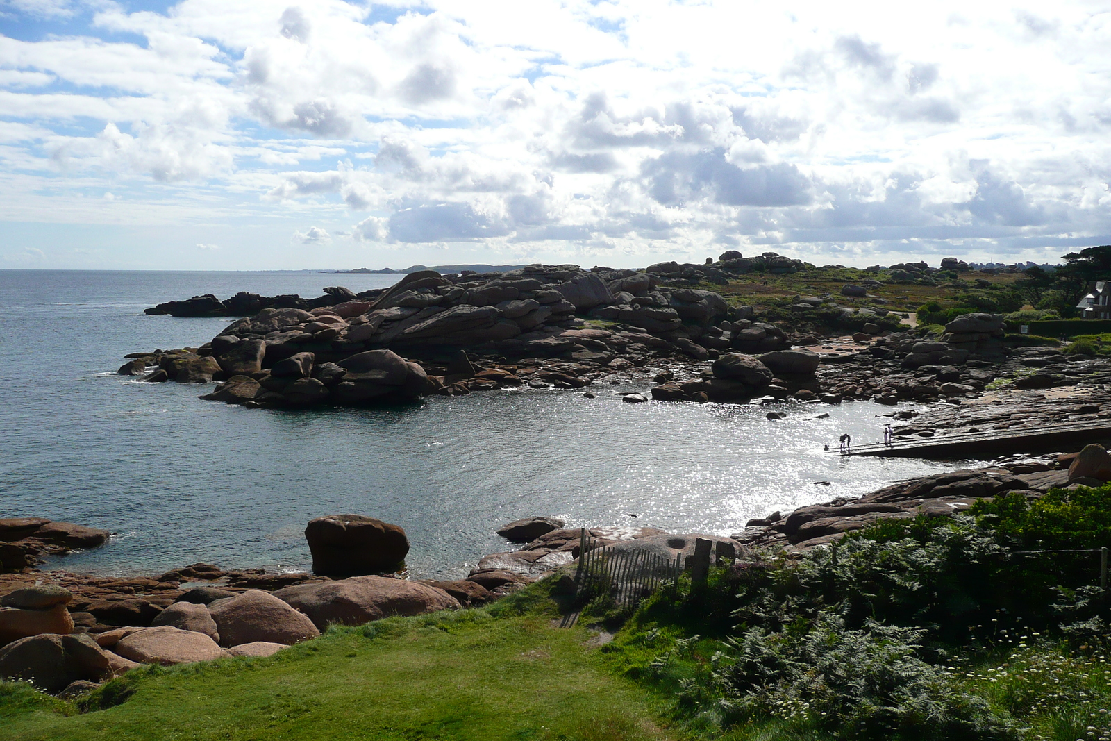รูปถ่าย ฝรั่งเศส(France) แปร์รอส-กีแรก(Perros Guirec) หิน  แกรนิตชมพู (Cote de granite rose) 2007-08 49