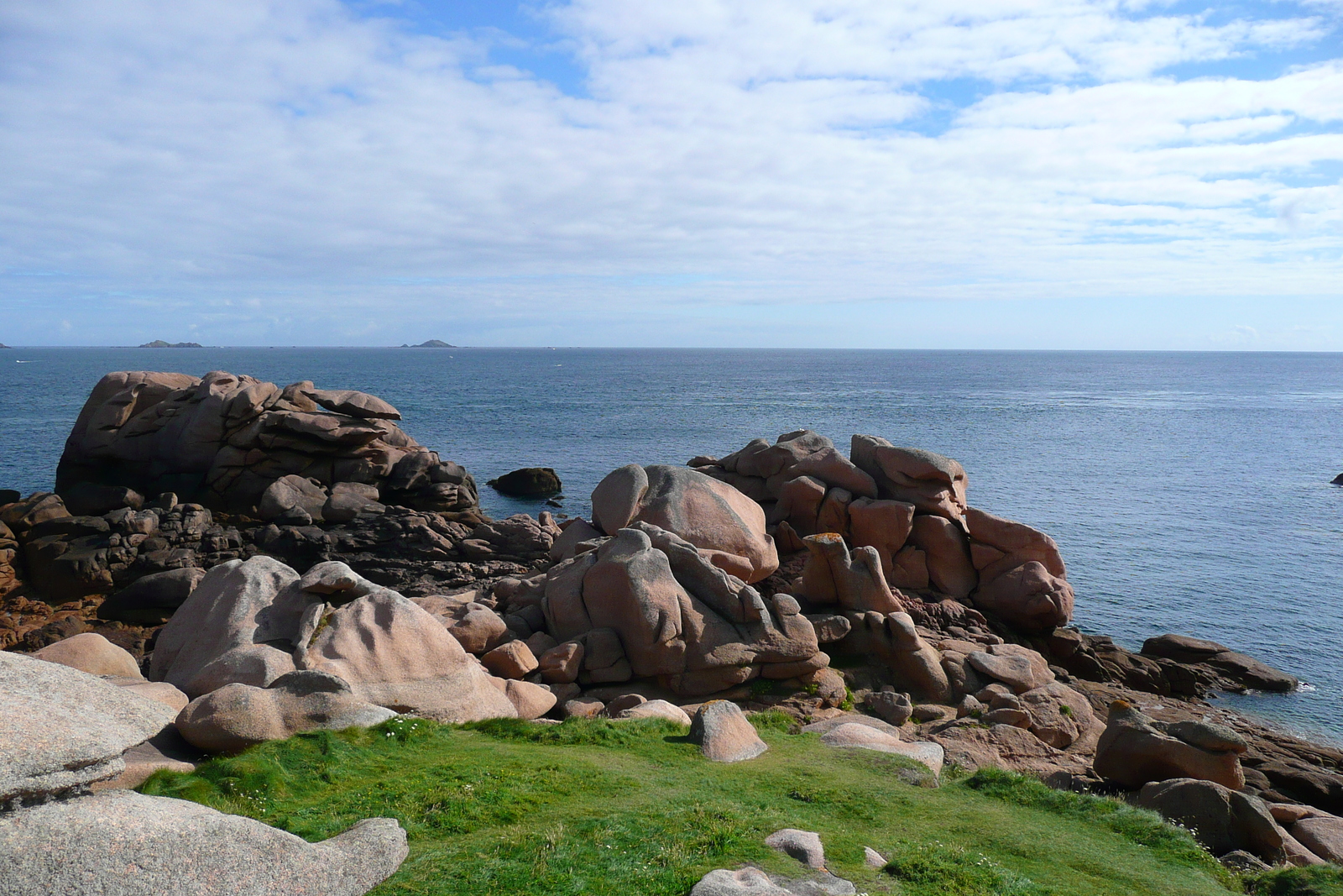 รูปถ่าย ฝรั่งเศส(France) แปร์รอส-กีแรก(Perros Guirec) หิน  แกรนิตชมพู (Cote de granite rose) 2007-08 38