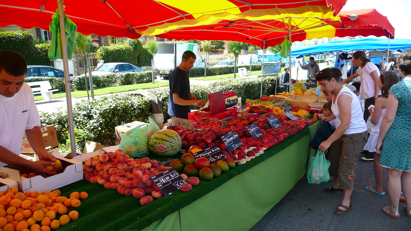 รูปถ่าย ฝรั่งเศส(France) เพรฟาย(Prefailles) ตลาดเปรฟาย(Market in Prefailles) 2007-07 8