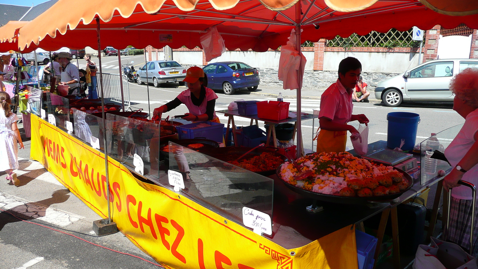 รูปถ่าย ฝรั่งเศส(France) เพรฟาย(Prefailles) ตลาดเปรฟาย(Market in Prefailles) 2007-07 14