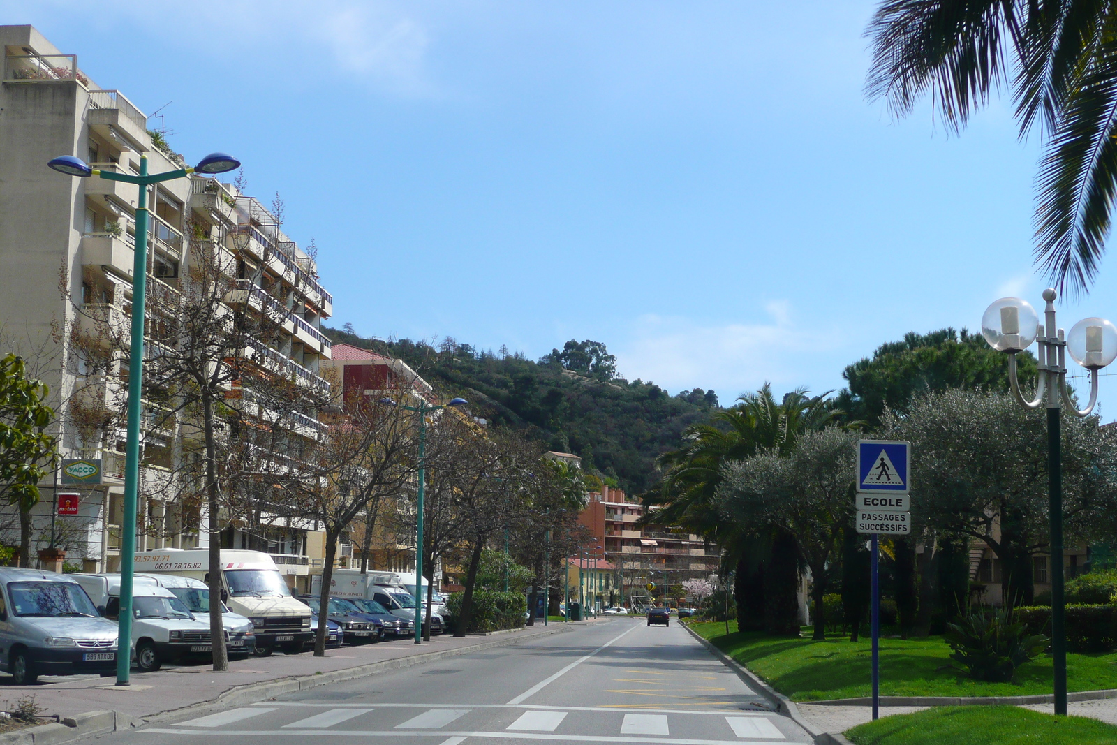 รูปถ่าย ฝรั่งเศส(France) เฟรนช์ริวิเอรา(French Riviera) ถนนจากนีซไปม็องตง(Nice to Menton road) 2008-03 13