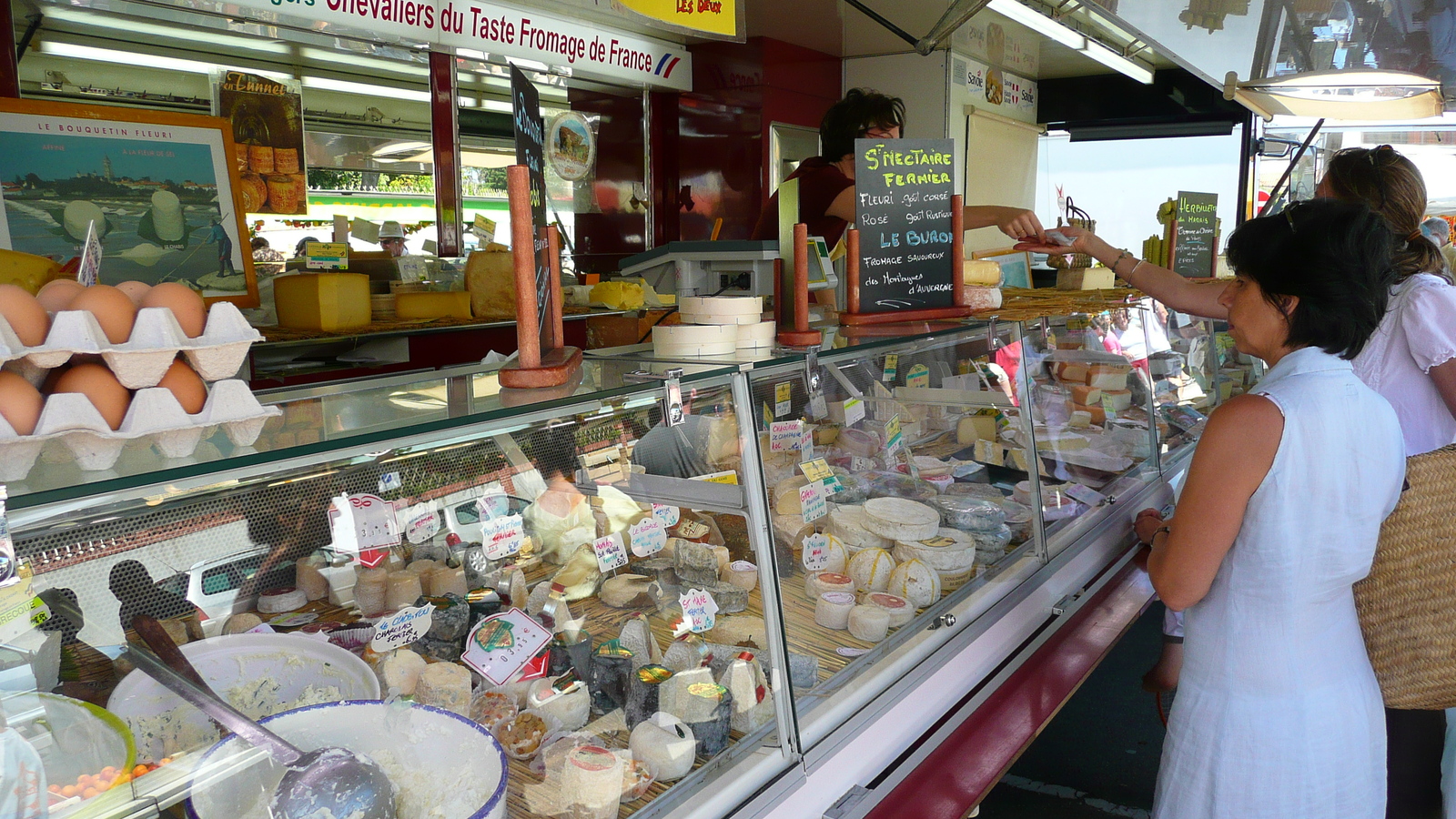 รูปถ่าย ฝรั่งเศส(France) เพรฟาย(Prefailles) ตลาดเปรฟาย(Market in Prefailles) 2007-07 9