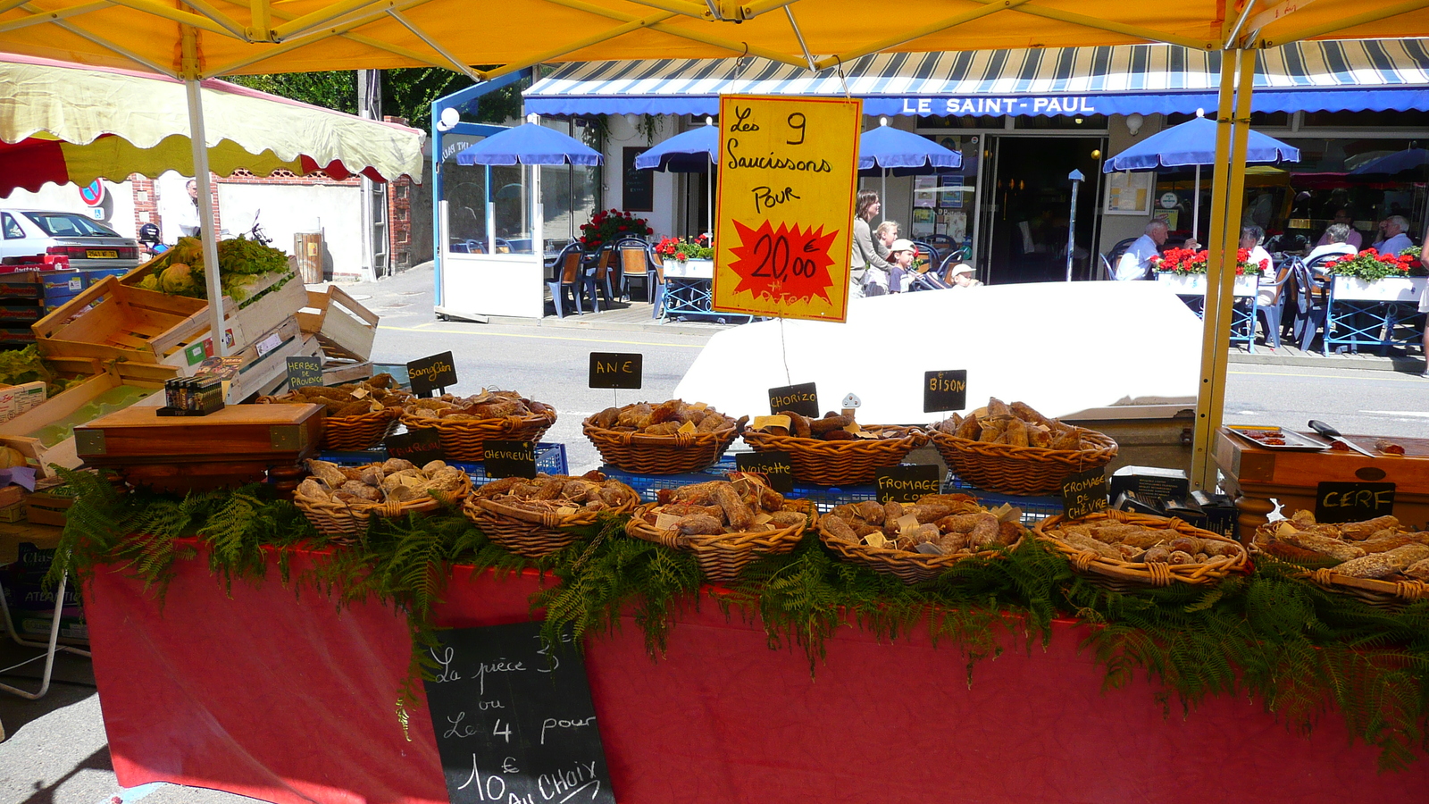 รูปถ่าย ฝรั่งเศส(France) เพรฟาย(Prefailles) ตลาดเปรฟาย(Market in Prefailles) 2007-07 6