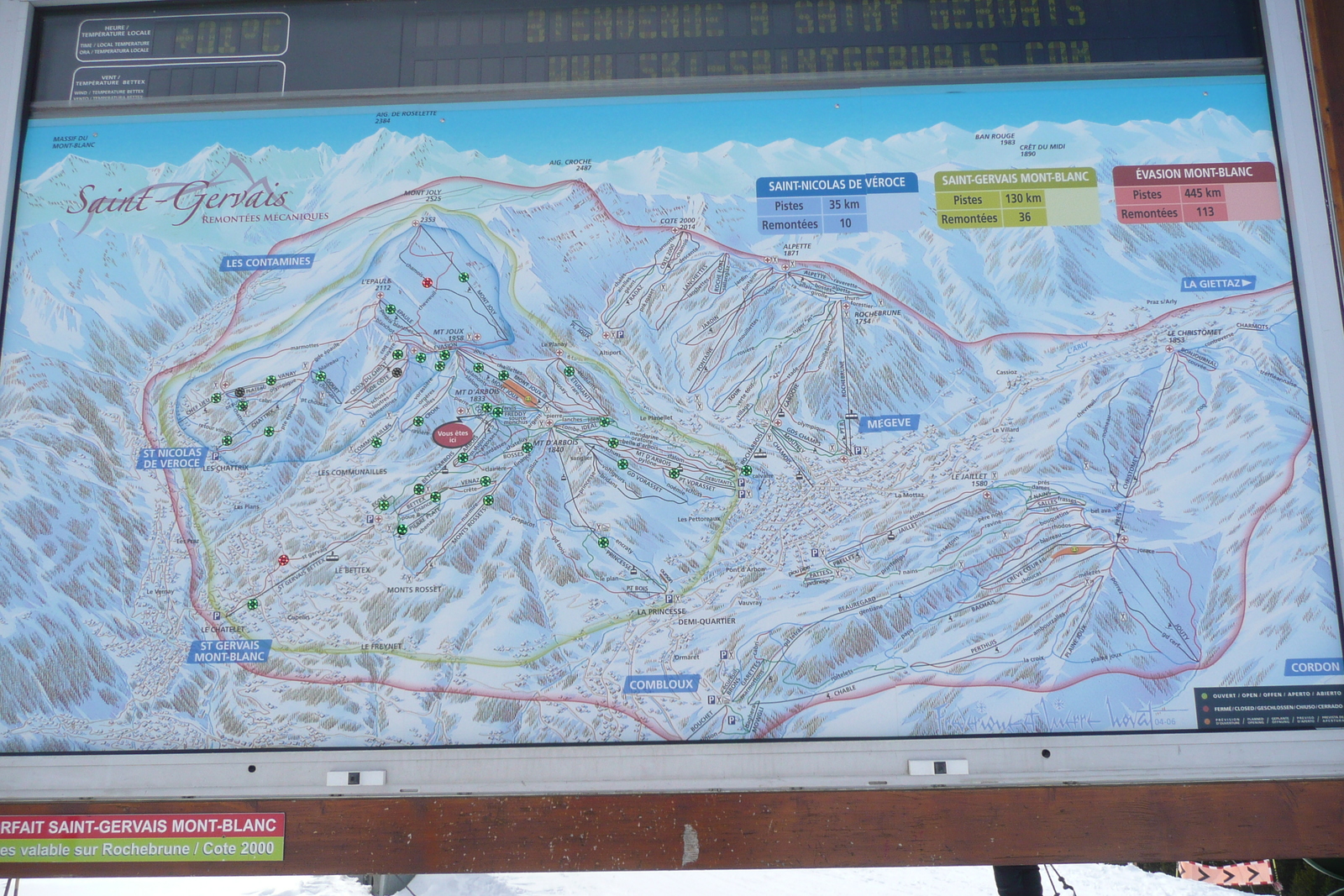 รูปถ่าย ฝรั่งเศส(France) เมแฌฟว์(Megeve) มงดาร์บัว(Mont d'Arbois) 2010-02 84