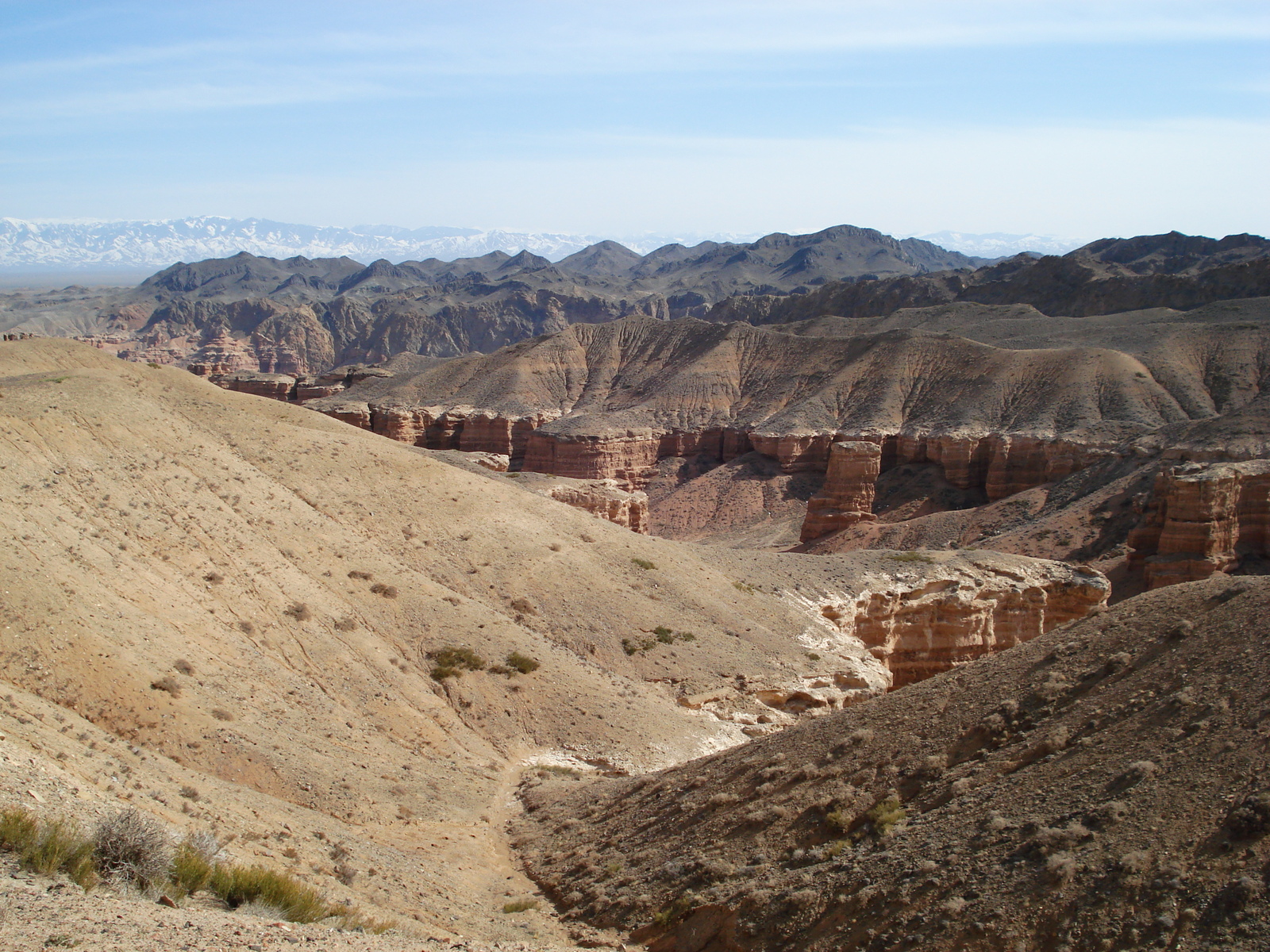 รูปถ่าย คาซัคสถาน(Kazakhstan) หุบผาชารึน(Charyn Canyon) 2007-03 33