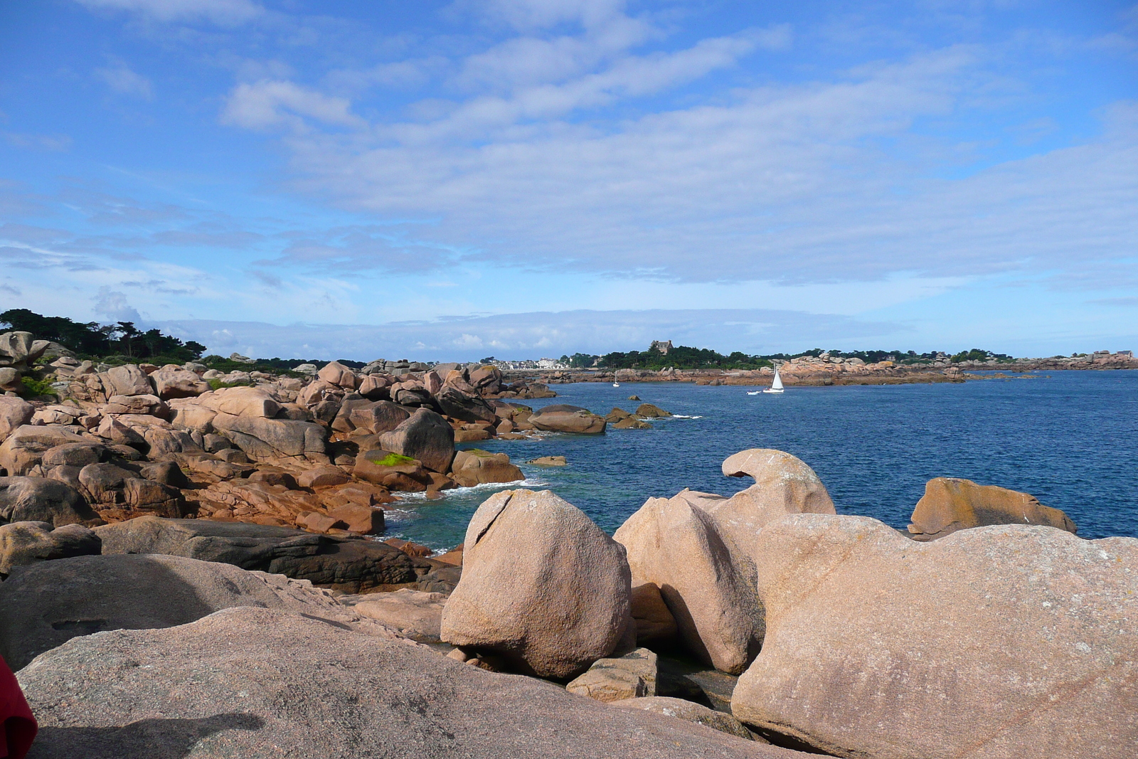 รูปถ่าย ฝรั่งเศส(France) แปร์รอส-กีแรก(Perros Guirec) หิน  แกรนิตชมพู (Cote de granite rose) 2007-08 28