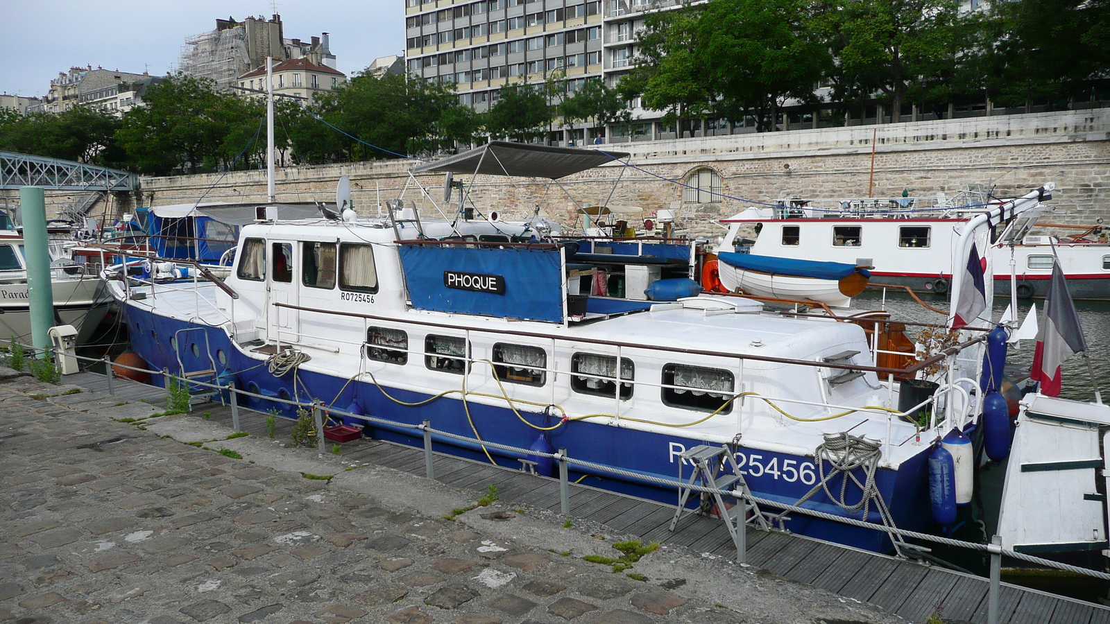 รูปถ่าย ฝรั่งเศส(France) ปารีส(Paris) ท่าเรือบัสตีย์(Bastille Harbour) 2007-06 9