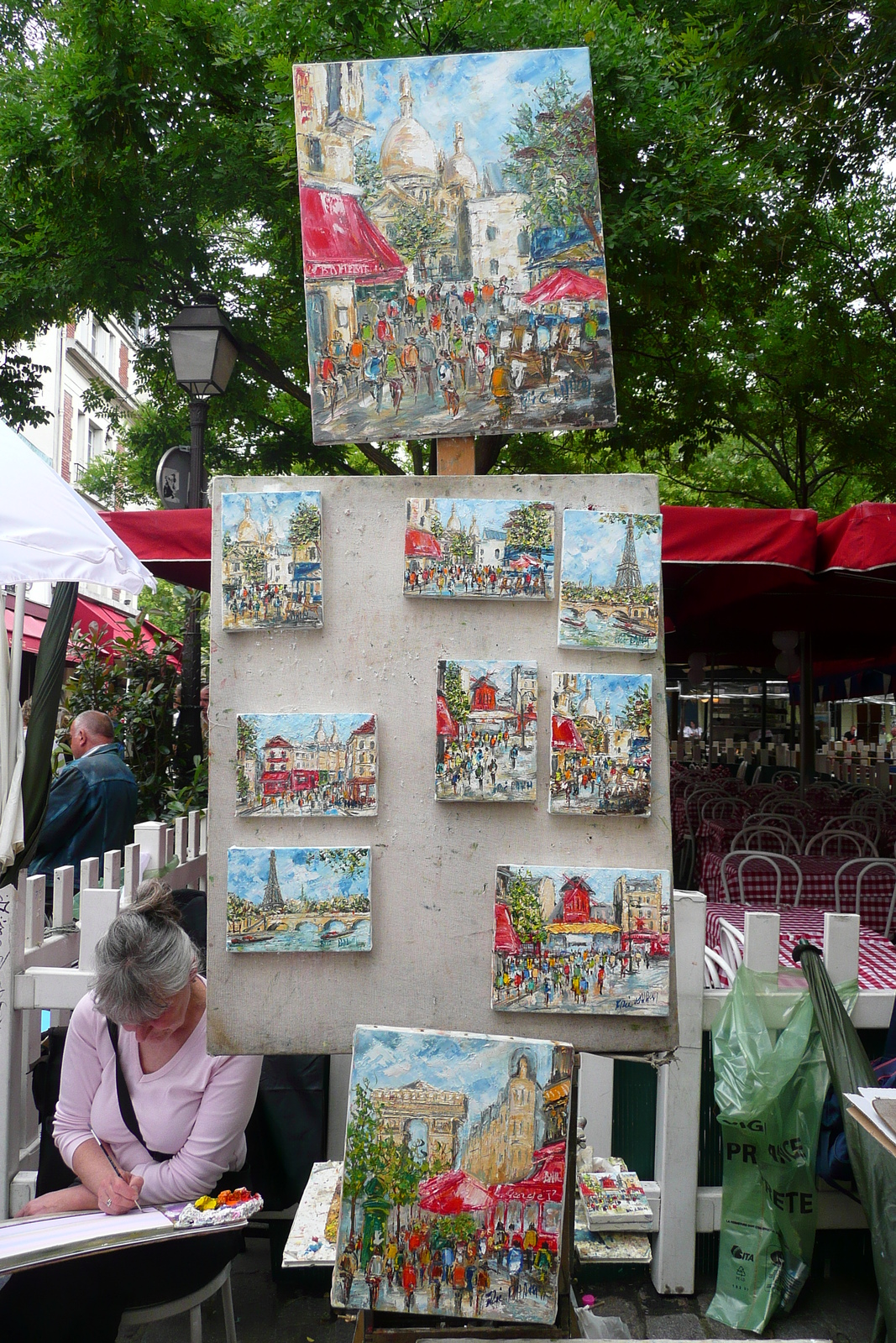 รูปถ่าย ฝรั่งเศส(France) ปารีส(Paris) จัตุรัสแตร์ทร์(Place du Tertre) 2007-06 5