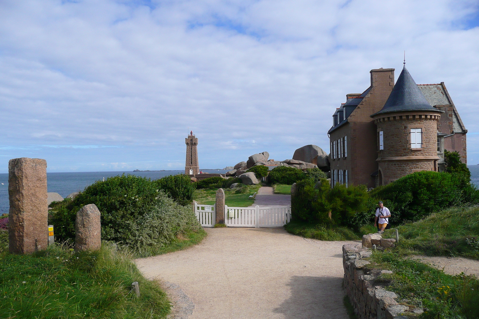 รูปถ่าย ฝรั่งเศส(France) แปร์รอส-กีแรก(Perros Guirec) หิน  แกรนิตชมพู (Cote de granite rose) 2007-08 22