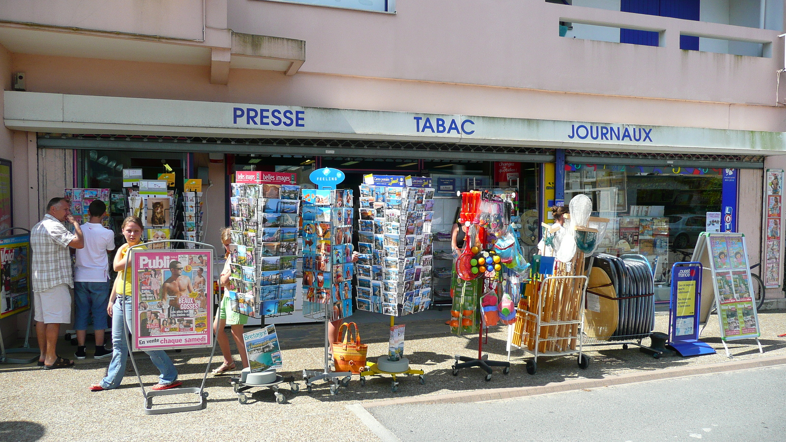 รูปถ่าย ฝรั่งเศส(France) เพรฟาย(Prefailles) ถนนกร็องด์รู(Grande Rue) 2007-07 13