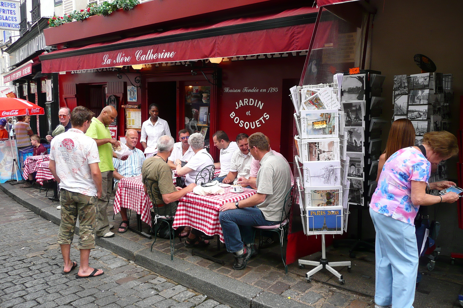 รูปถ่าย ฝรั่งเศส(France) ปารีส(Paris) จัตุรัสแตร์ทร์(Place du Tertre) 2007-06 8