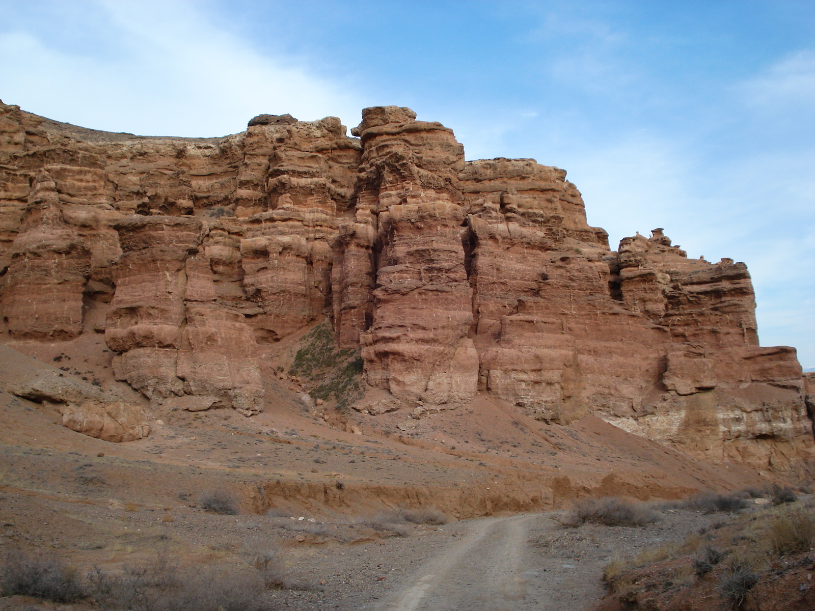 รูปถ่าย คาซัคสถาน(Kazakhstan) หุบผาชารึน(Charyn Canyon) 2007-03 38