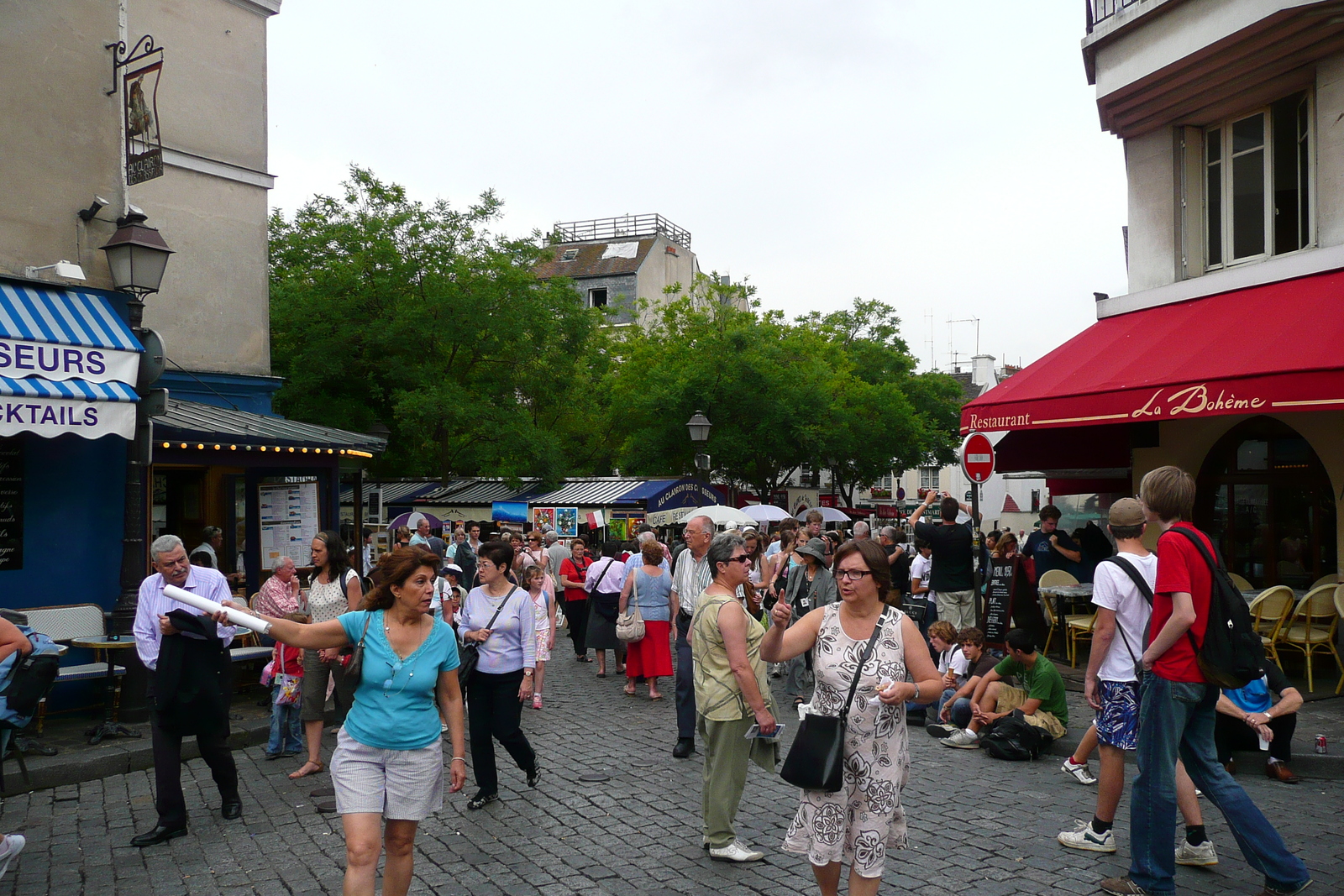 รูปถ่าย ฝรั่งเศส(France) ปารีส(Paris) จัตุรัสแตร์ทร์(Place du Tertre) 2007-06 19