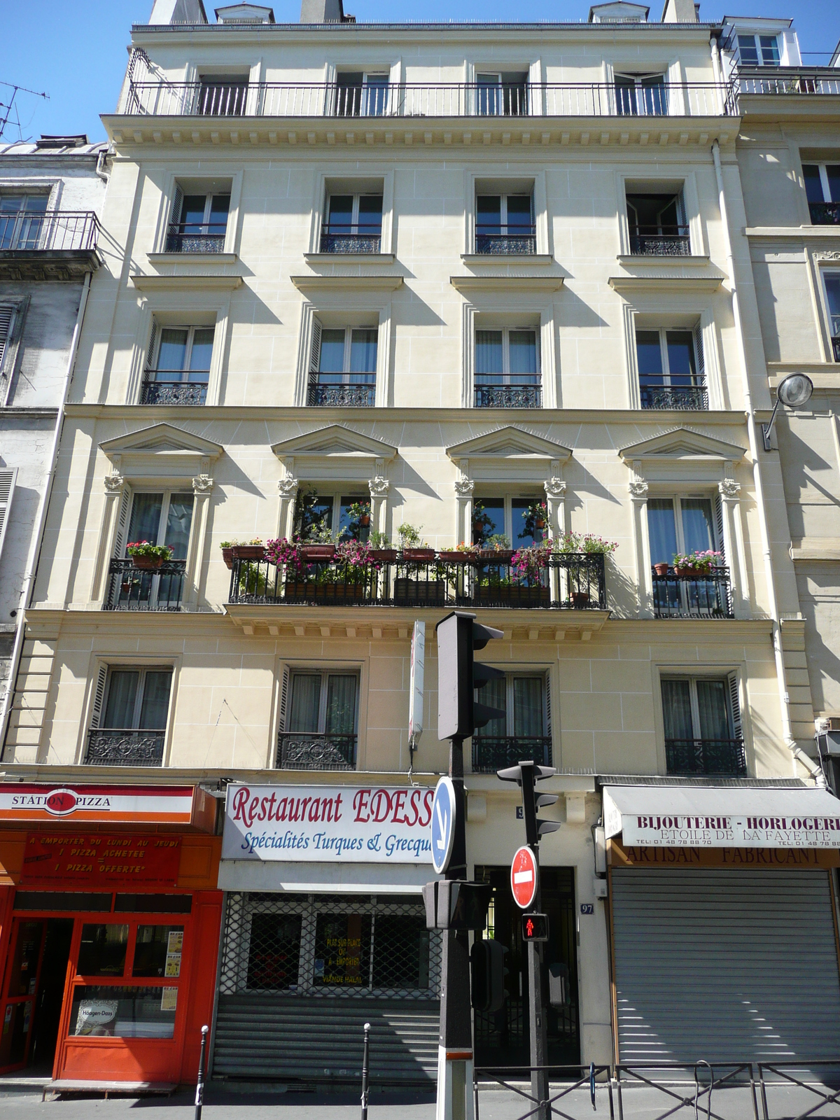 รูปถ่าย ฝรั่งเศส(France) ปารีส(Paris) ถนนลาฟาแย็ต(Rue La Fayette) 2007-08 116