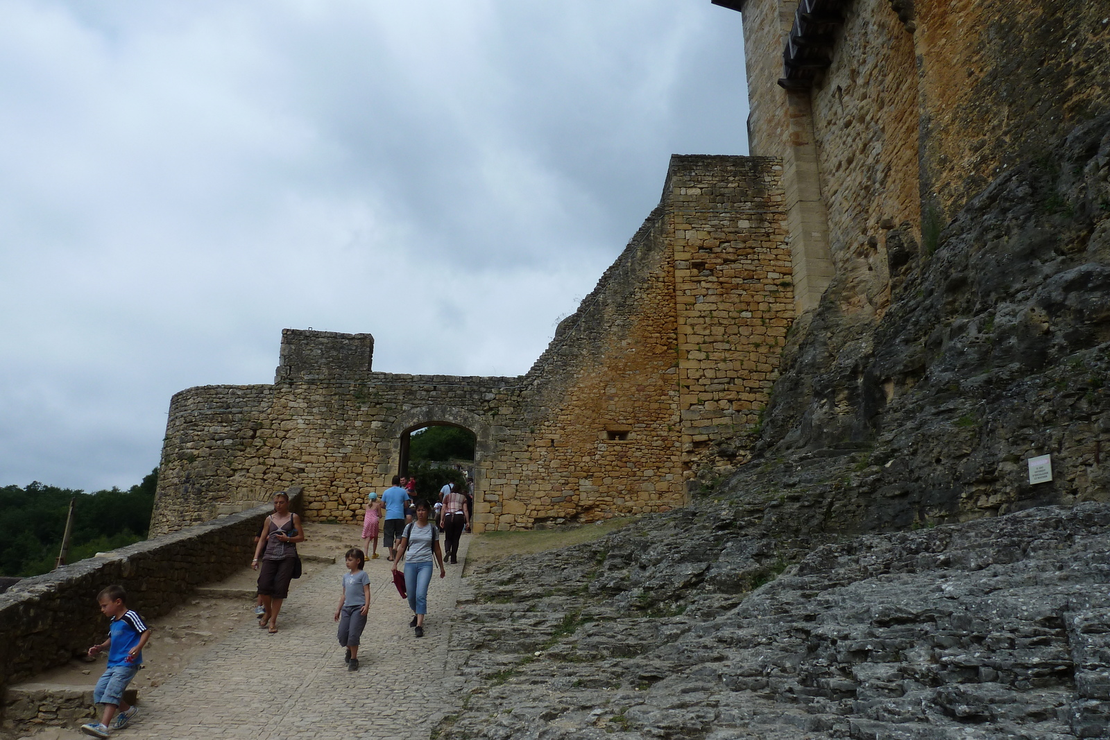 รูปถ่าย ฝรั่งเศส(France) ปราสาทกัสแตลโน(Castelnaud castle) 2010-08 22