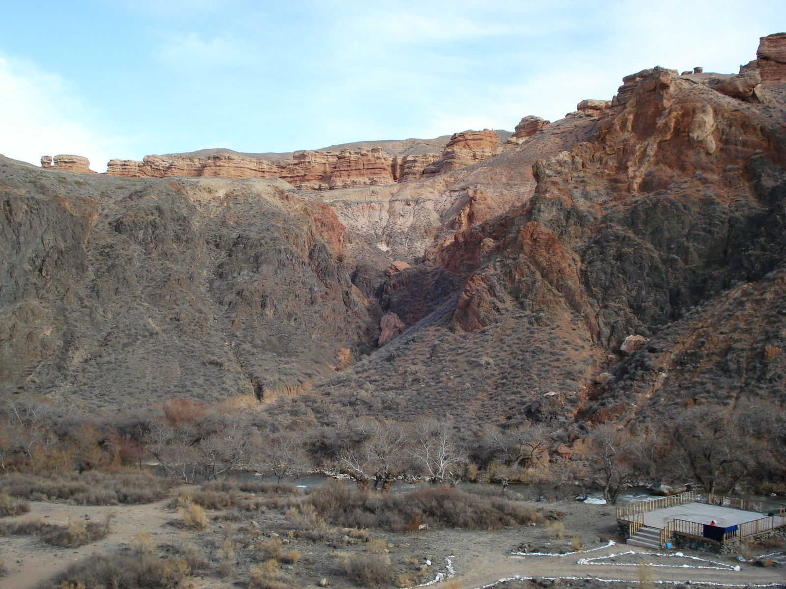 รูปถ่าย คาซัคสถาน(Kazakhstan) หุบผาชารึน(Charyn Canyon) 2007-03 184