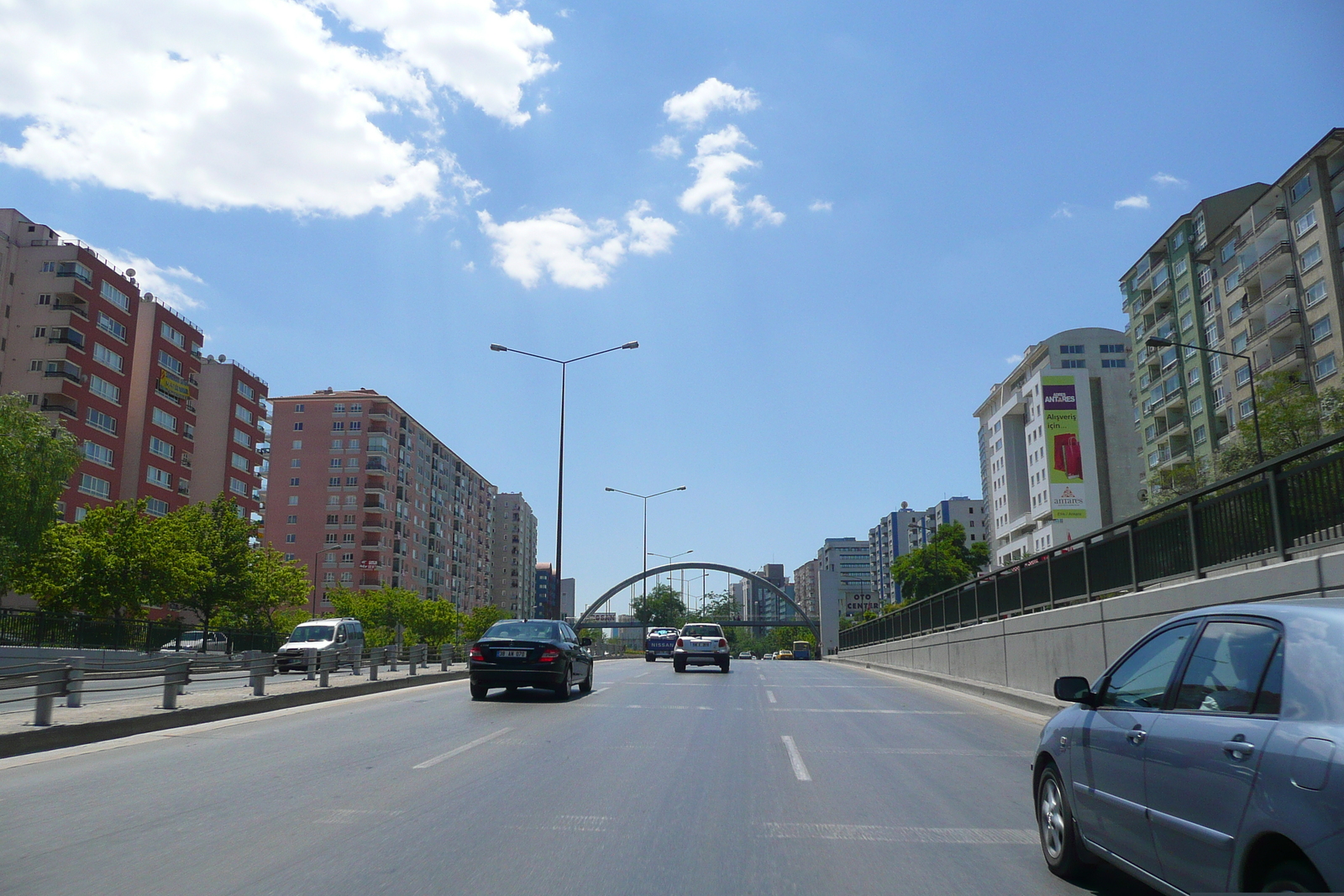 รูปถ่าย ตุรกี(Turkey) อังการา(Ankara) ถนนจากบิลเคนต์ไปอังการา(Bilkent to Ankara road) 2008-07 15