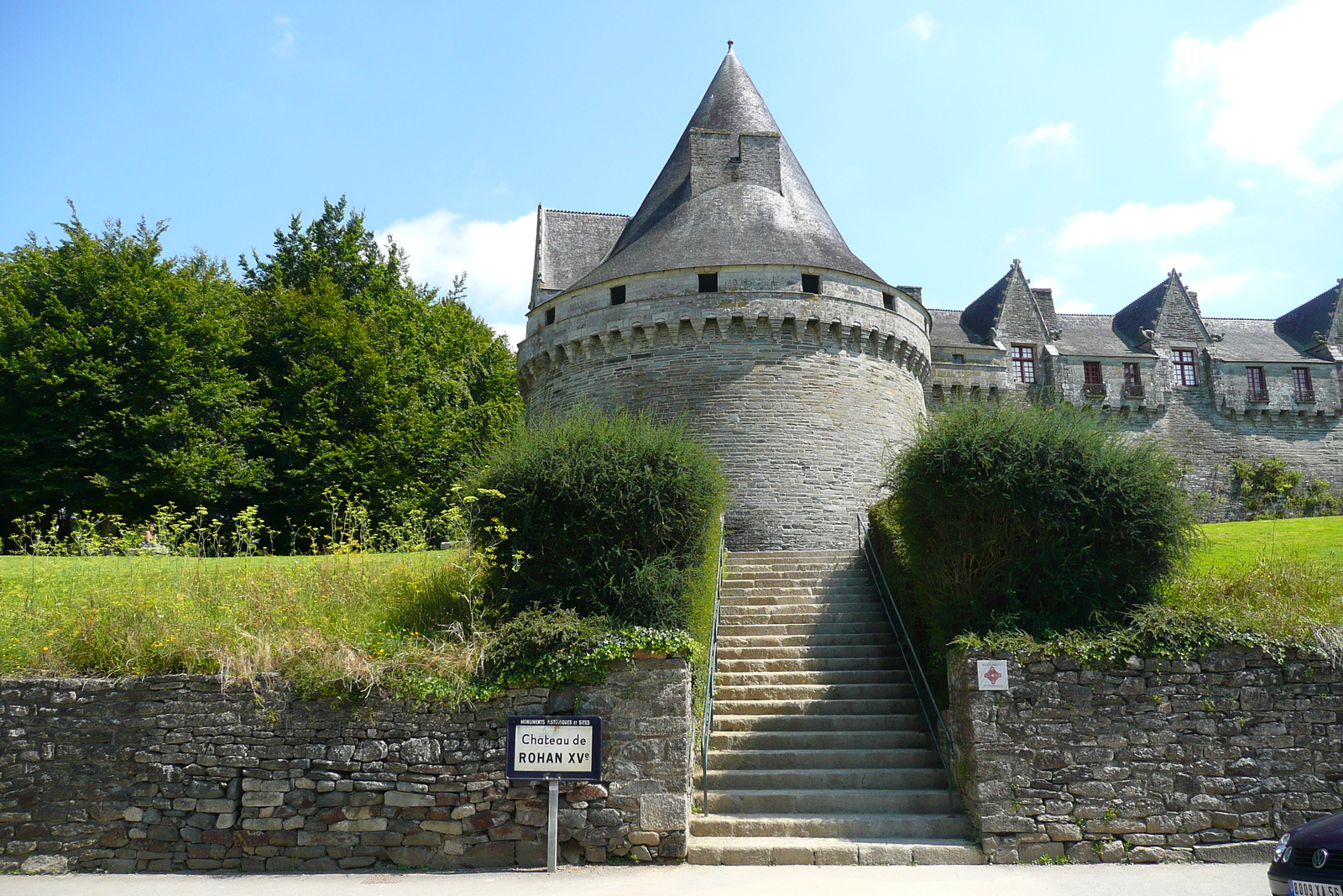 รูปถ่าย ฝรั่งเศส(France) ปองติวี่(Pontivy) ปราสาทดยุกแห่งโรออง(Rohan's Dukes Castle) 2007-08 9