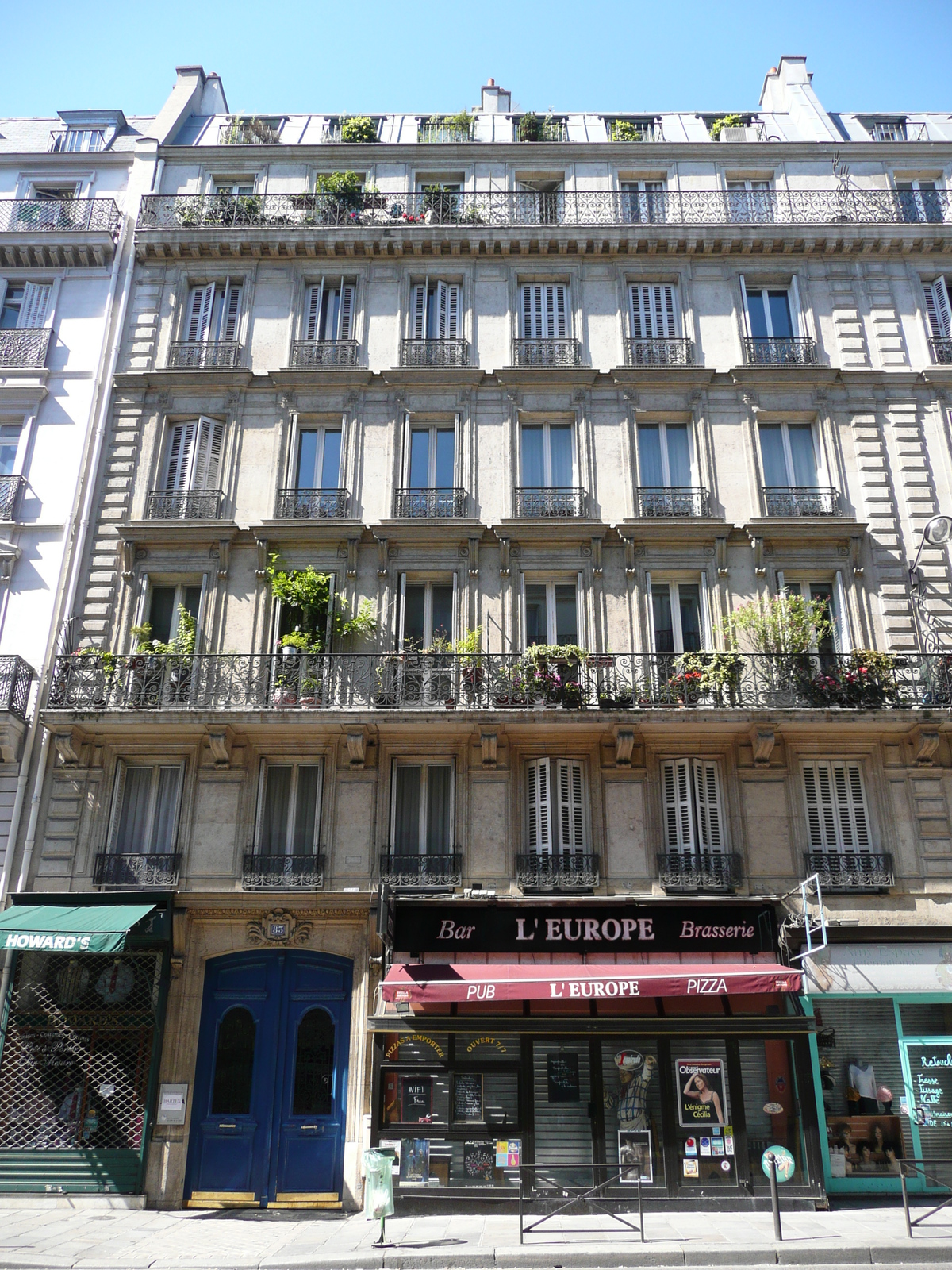 รูปถ่าย ฝรั่งเศส(France) ปารีส(Paris) ถนนลาฟาแย็ต(Rue La Fayette) 2007-08 124