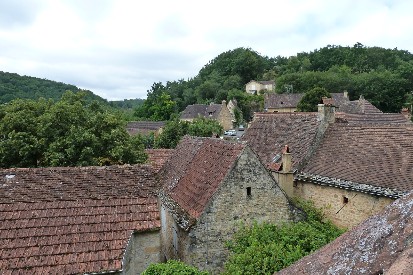 รูปถ่าย ฝรั่งเศส(France) ปราสาทกัสแตลโน(Castelnaud castle) 2010-08 14
