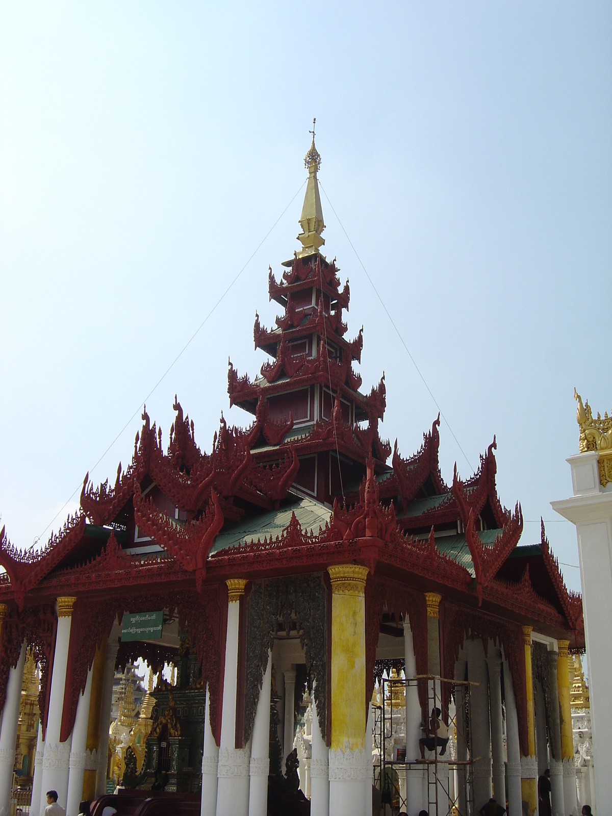 รูปถ่าย พม่า(Myanmar) ย่างกุ้ง(Yangon) พระมหาเจดีย์ชเวกากอง(Shwedagon Pagoda) 2005-01 27