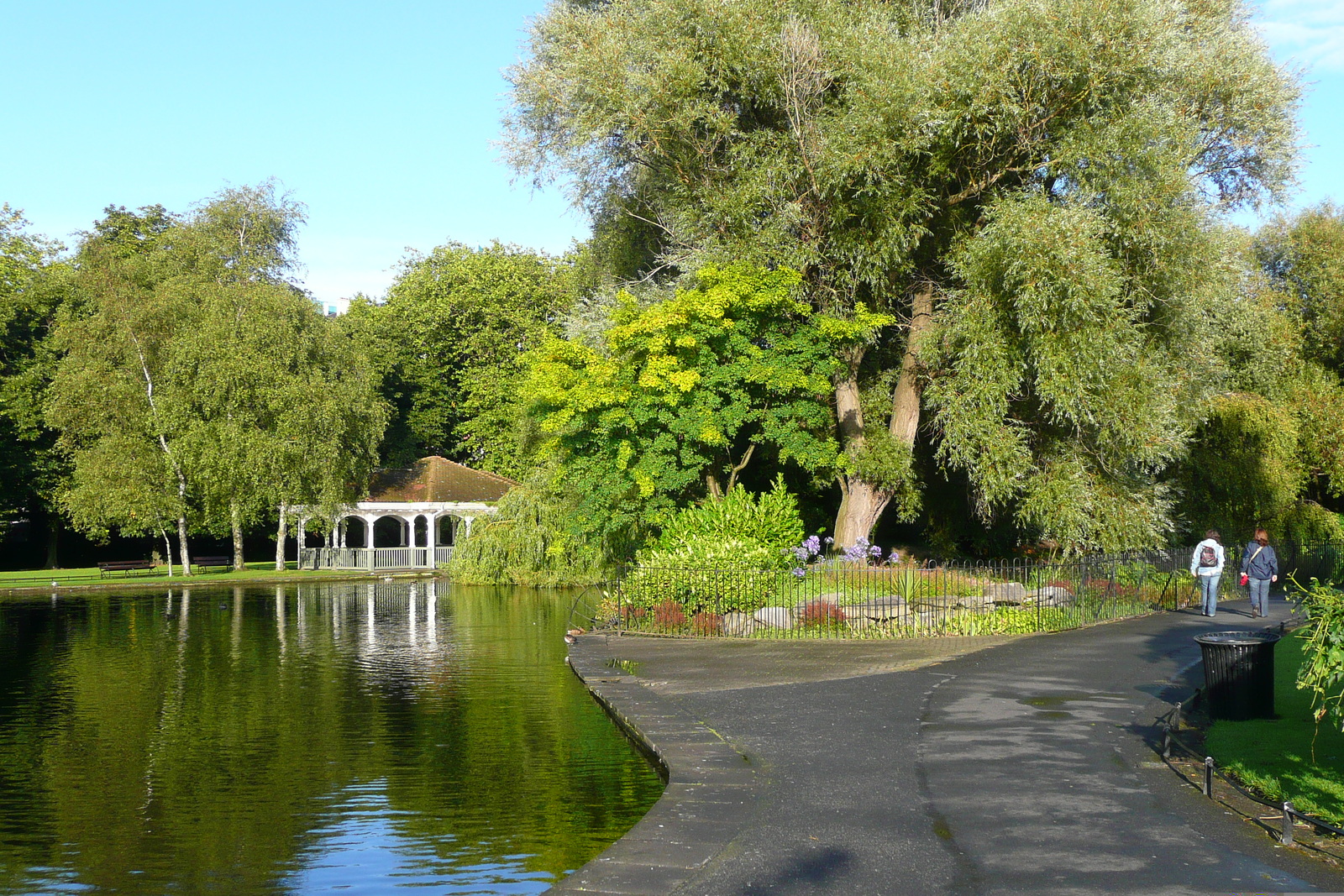 รูปถ่าย ไอร์แลนด์(Ireland) ดับลิน(Dublin) สวนเซนต์สตีเฟนส์กรีน(St. Stephen's Green) 2008-09 0