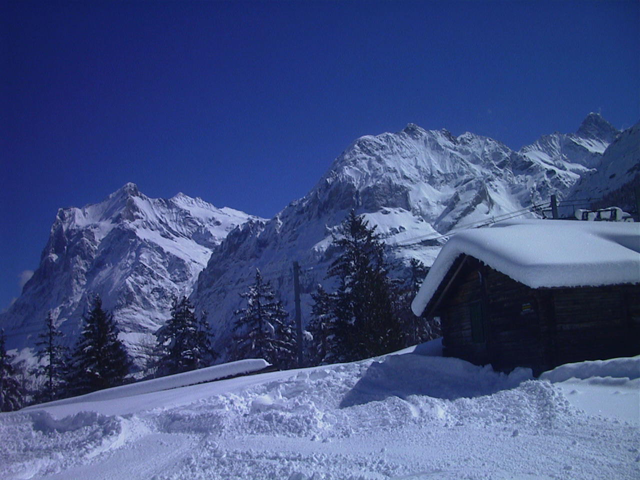 รูปถ่าย สวิสเซอร์แลนด์(Switzerland) กรินเดลวัลด์(Grindelwald) 1999-04 16