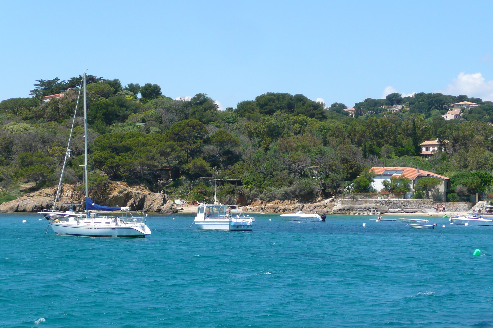 รูปถ่าย ฝรั่งเศส(France) เกาะปอร์เกอรอล(Porquerolles Island) ล่องเรือไปเกาะปอร์เกอรอล(Boat trip to Porquerolles) 2008-05 52