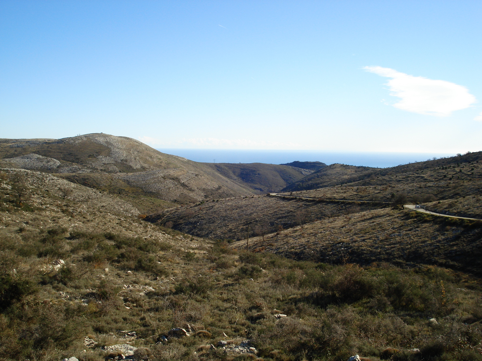 รูปถ่าย ฝรั่งเศส(France) เฟรนช์ริวิเอรา(French Riviera) ถนนช่องเขาเดอว็องส์(Col de Vence road) 2007-01 2
