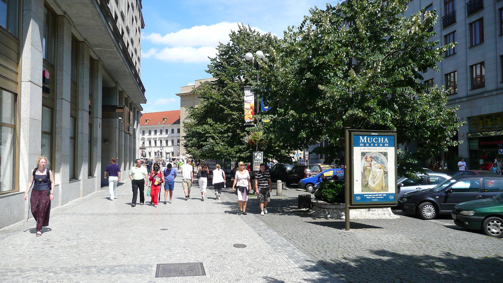 รูปถ่าย สาธารณรัฐเช็ก(Czech Republic) ปราก(Prague) ถนนนาปชีโกพ(Na Prikope) 2007-07 24