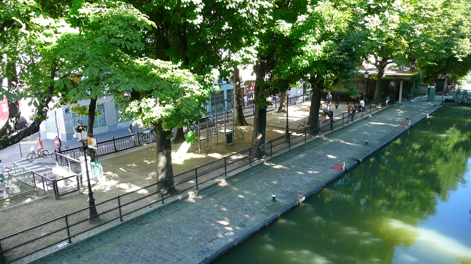 รูปถ่าย ฝรั่งเศส(France) ปารีส(Paris) คลองแซ็ง-มาร์แต็ง(Canal St Martin) 2007-08 8
