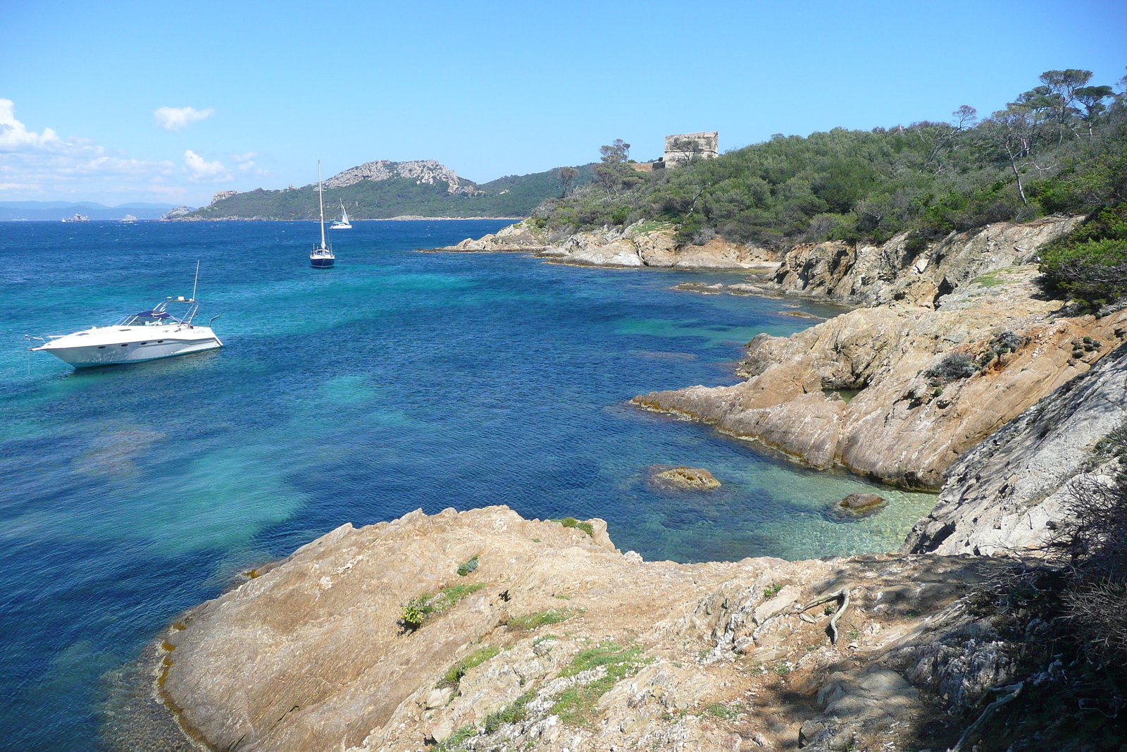 รูปถ่าย ฝรั่งเศส(France) เกาะปอร์เกอรอล(Porquerolles Island) แหลมเลอแก็ง(Pointe du Lequin) 2008-05 57