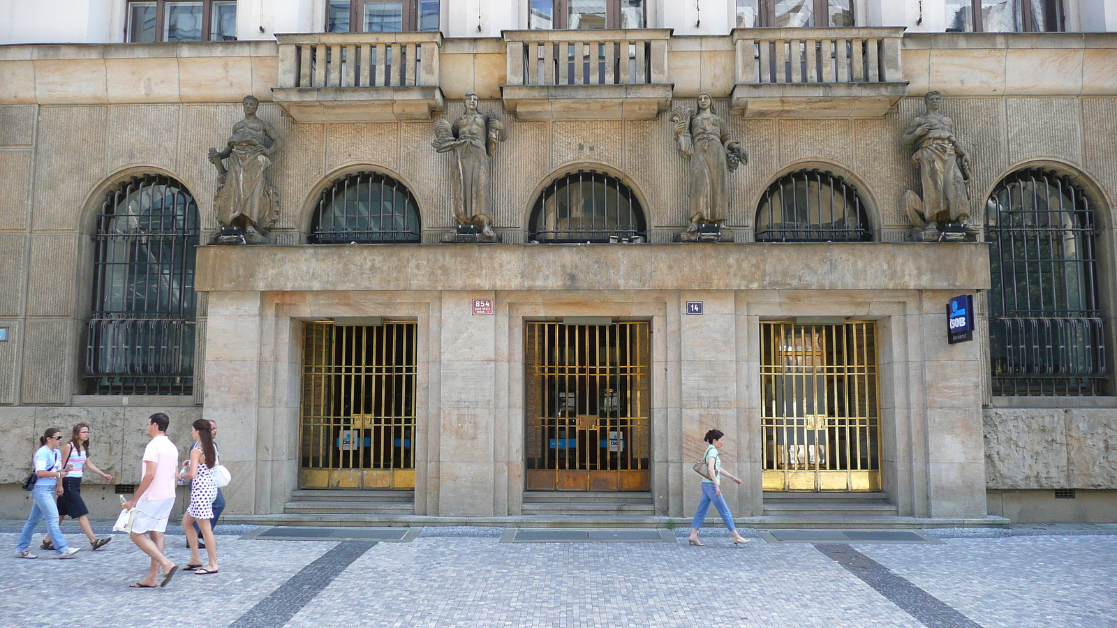 รูปถ่าย สาธารณรัฐเช็ก(Czech Republic) ปราก(Prague) ถนนนาปชีโกพ(Na Prikope) 2007-07 3