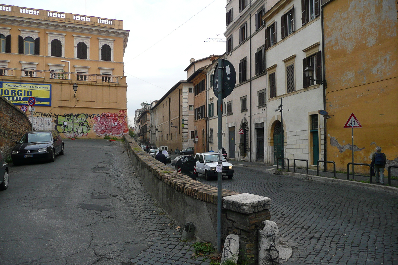 รูปถ่าย อิตาลี(Italy) โรม(Rome) ถนนเดลลาลุงการา(Via della Lungara) 2007-11 12