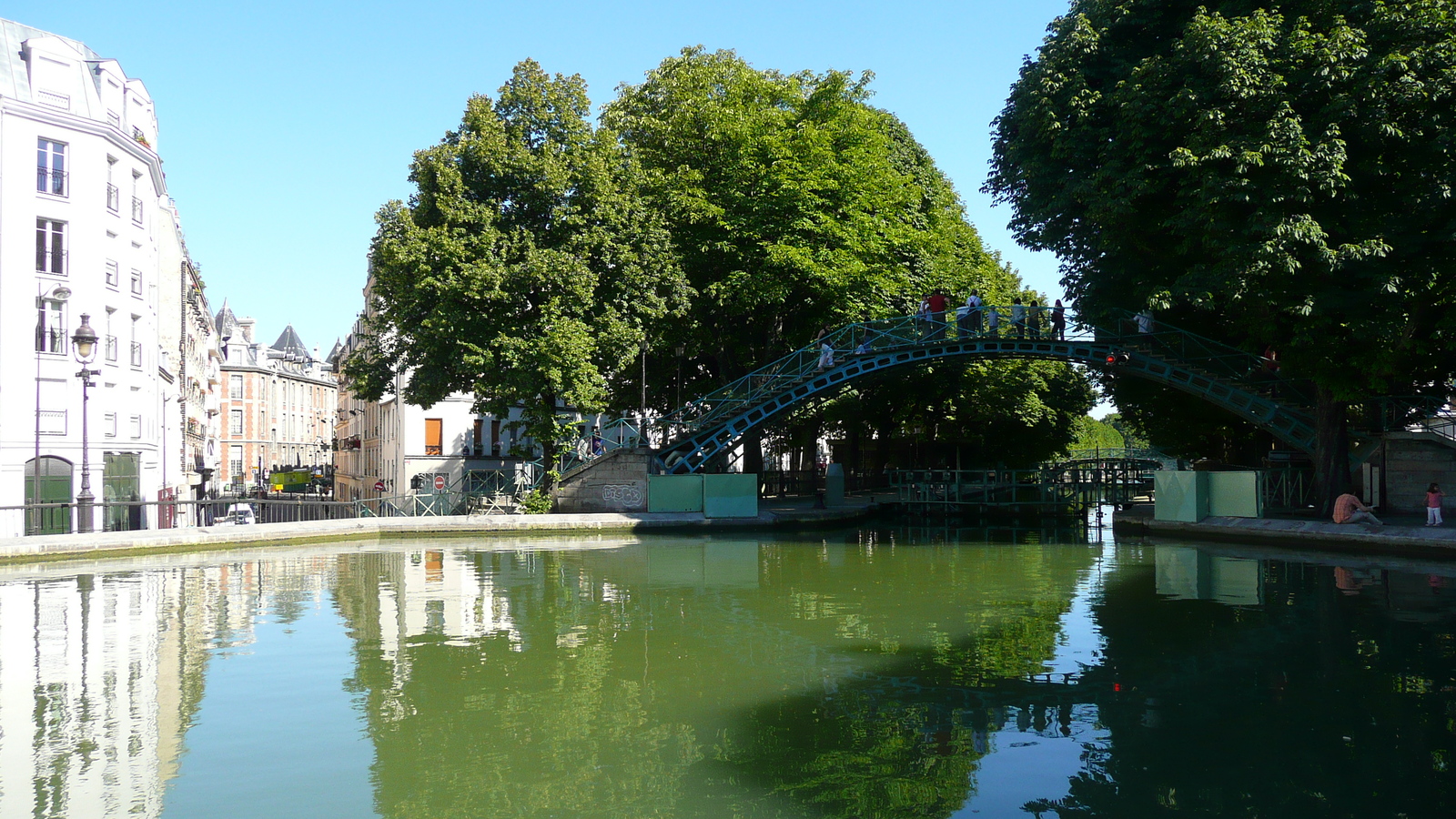 รูปถ่าย ฝรั่งเศส(France) ปารีส(Paris) คลองแซ็ง-มาร์แต็ง(Canal St Martin) 2007-08 9