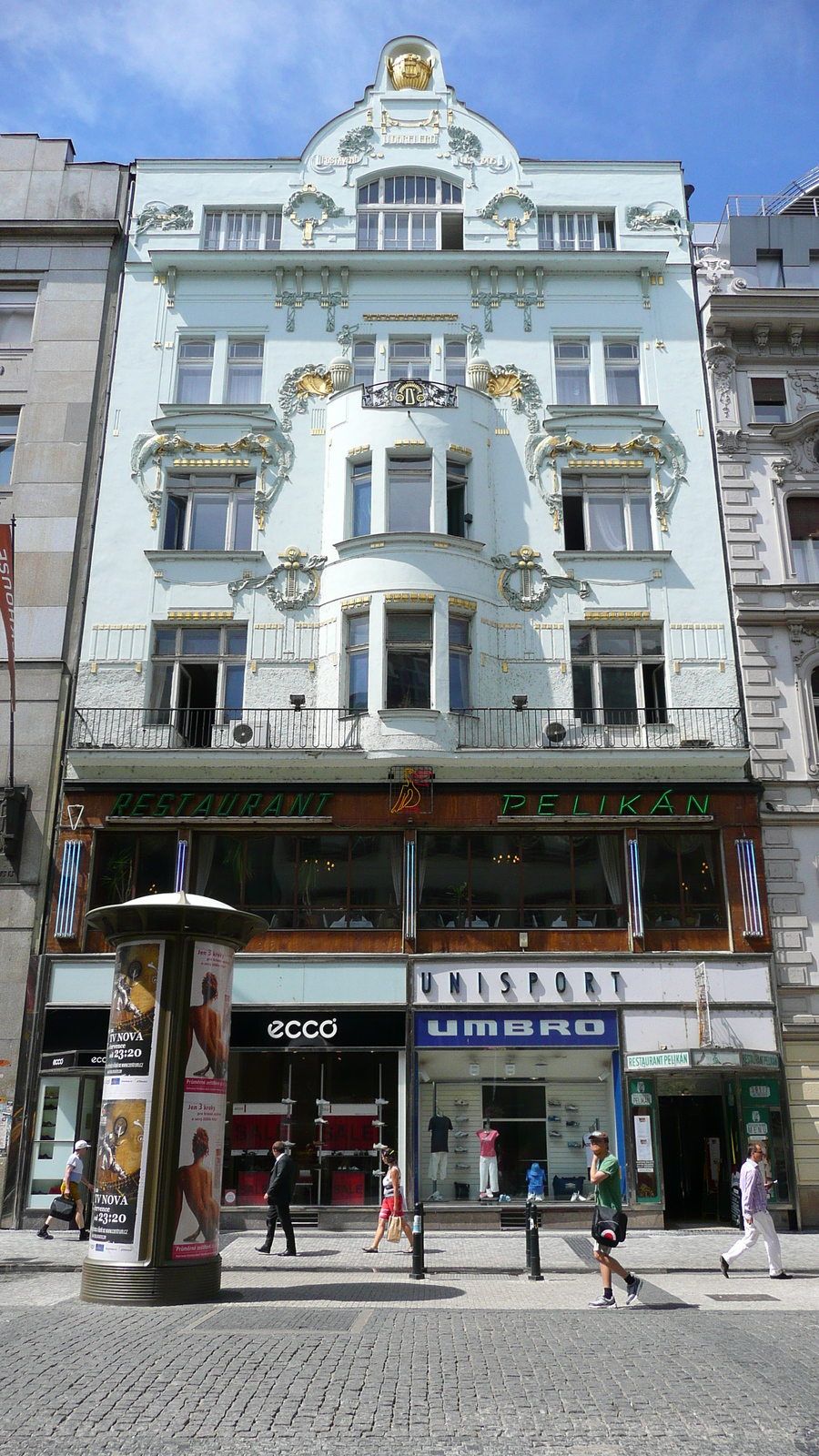 รูปถ่าย สาธารณรัฐเช็ก(Czech Republic) ปราก(Prague) ถนนนาปชีโกพ(Na Prikope) 2007-07 26
