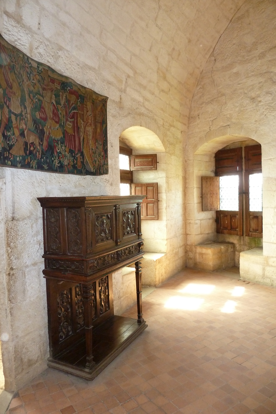 รูปถ่าย ฝรั่งเศส(France) ปราสาทเบนัก(Beynac Castle) 2010-08 38