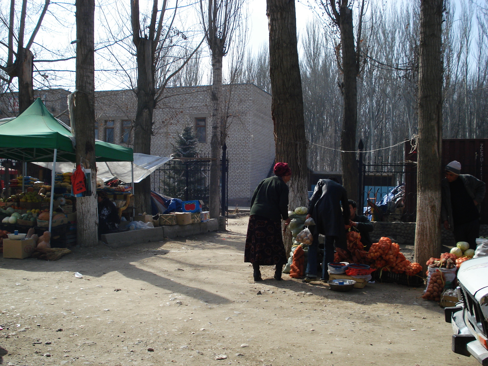 รูปถ่าย คาซัคสถาน(Kazakhstan) ถนนจากอัลมาตีไปหุบผาชารึน(Almaty to Charyn Canyon road) 2007-03 146