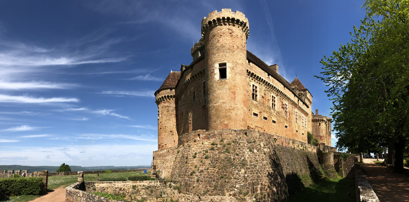 รูปถ่าย ฝรั่งเศส(France) ปราสาทกัสแตลโนเบรอเตอนู(Castelnau Bretenoux Castle) 2018-04 2