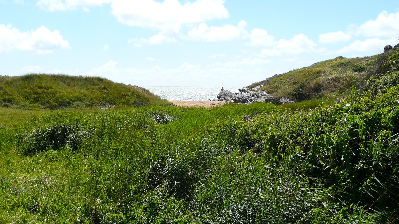 รูปถ่าย ฝรั่งเศส(France) ปอร์นิค(Pornic) หาดเลตัง(Plage de l'etang) 2007-07 34
