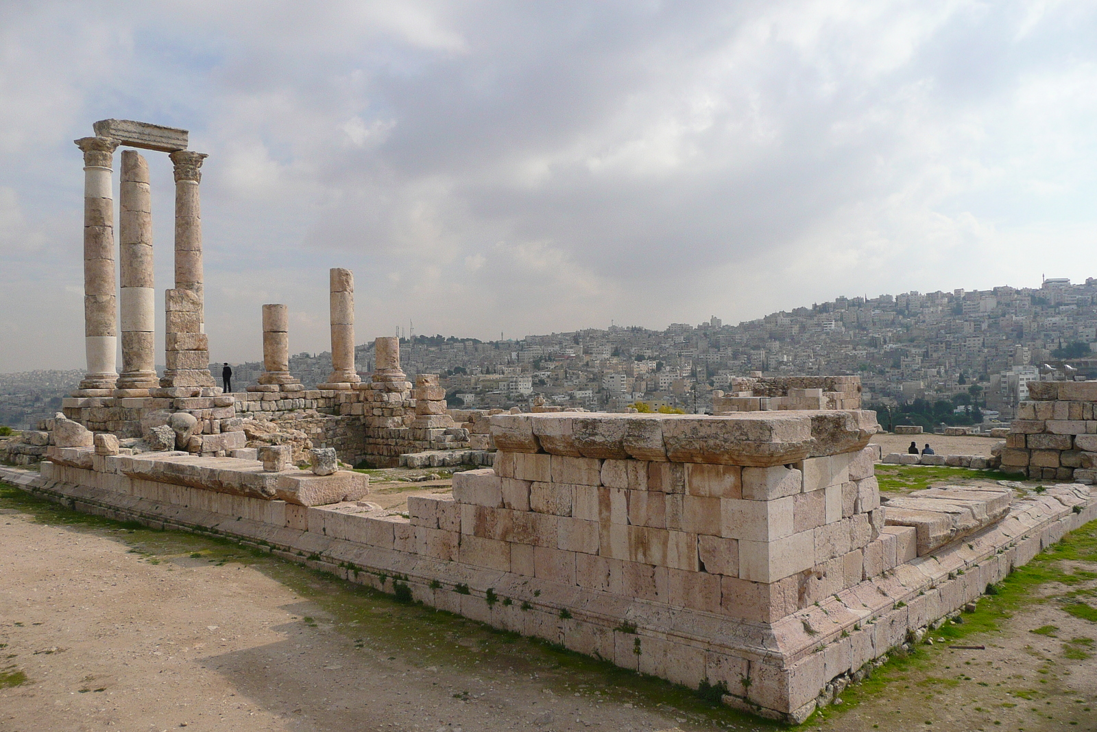 รูปถ่าย จอร์แดน(Jordan) อัมมาน(Amman) ป้อมปราการอัมมาน(Amman Citadel) 2007-12 38