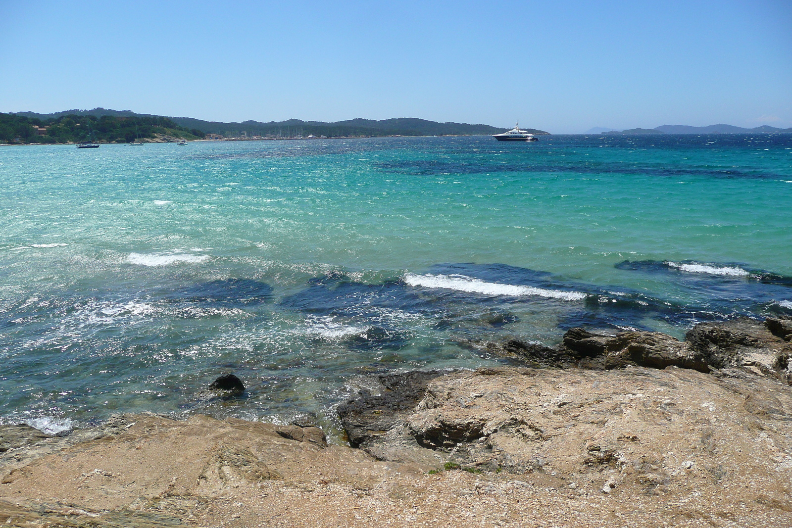 รูปถ่าย ฝรั่งเศส(France) เกาะปอร์เกอรอล(Porquerolles Island) หาดกูร์ตาด(Courtade beach) 2008-05 18