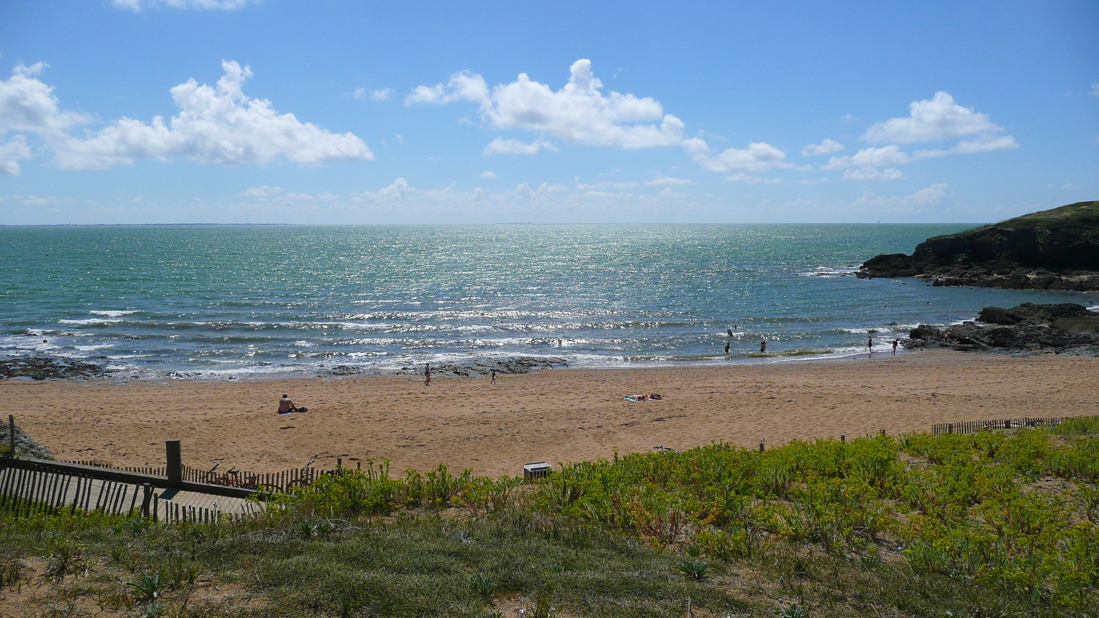 รูปถ่าย ฝรั่งเศส(France) ปอร์นิค(Pornic) หาดเลตัง(Plage de l'etang) 2007-07 30